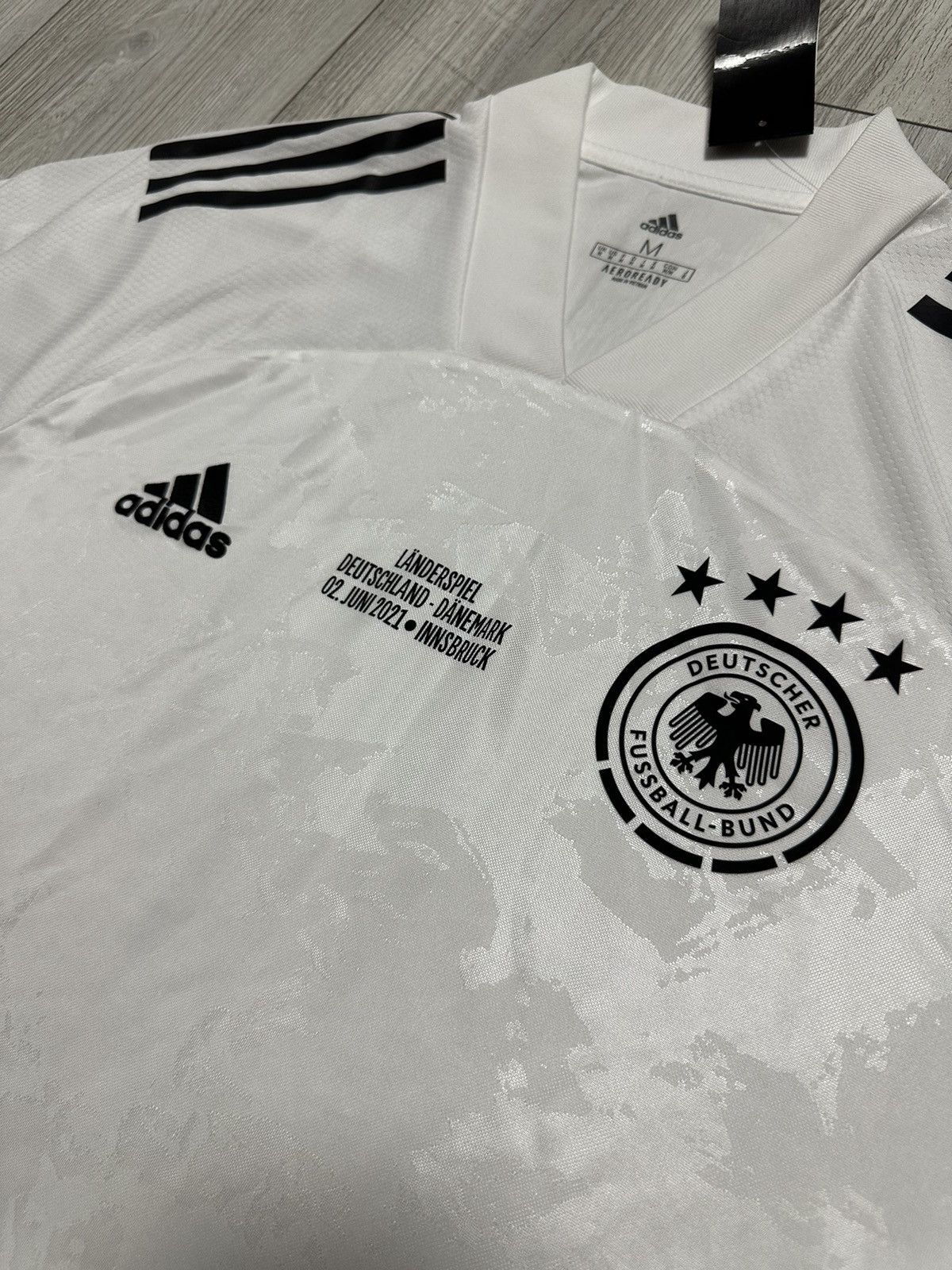 Adidas New Adidas Germany Home Soccer Jersey Size L UEFA Euro Size US M / EU 48-50 / 2 - 2 Thumbnail