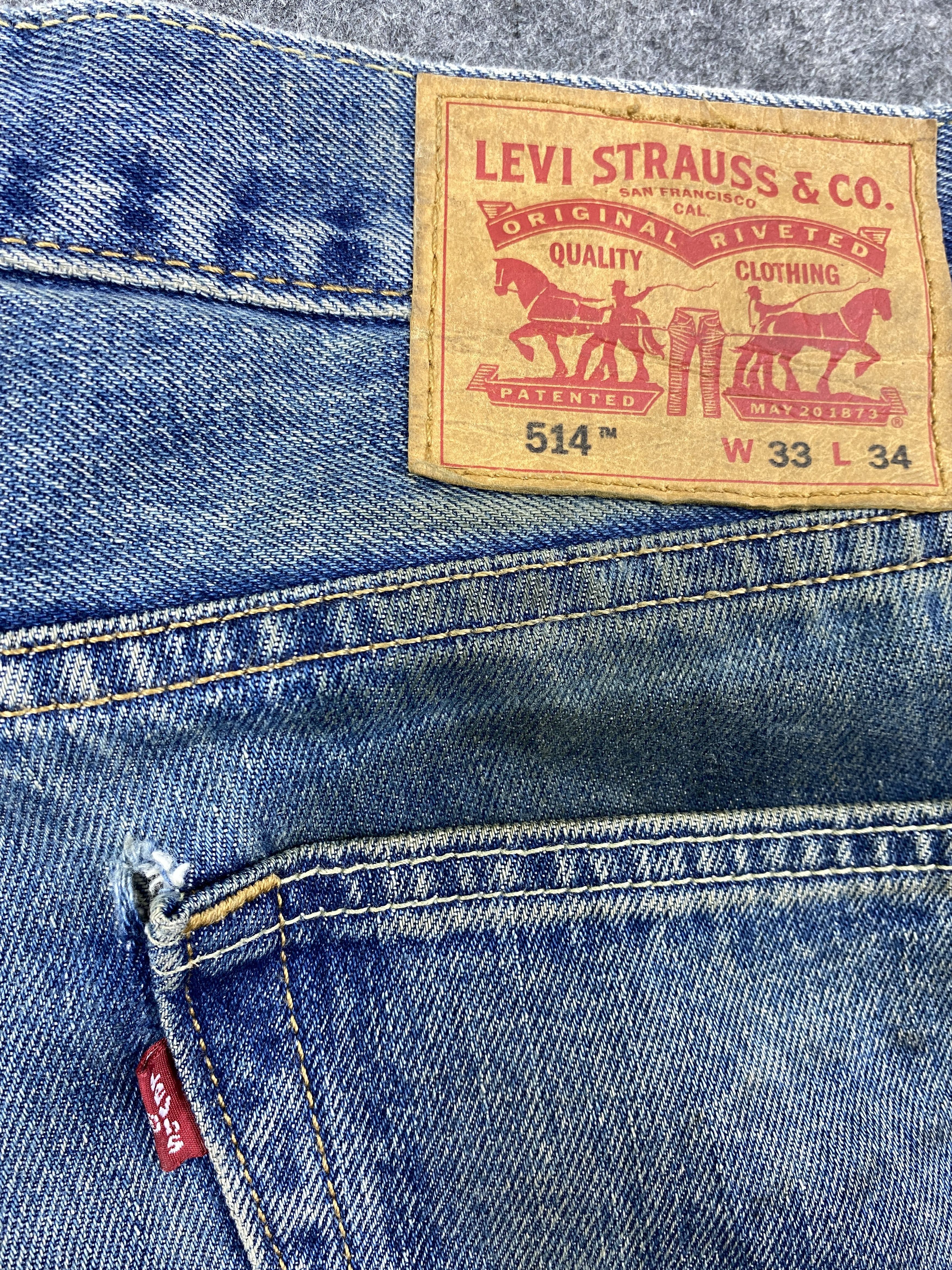 Levi's Blue Levi's 514 Jeans 36x34 Denim -SJ077 Size US 36 / EU 52 - 10 Thumbnail