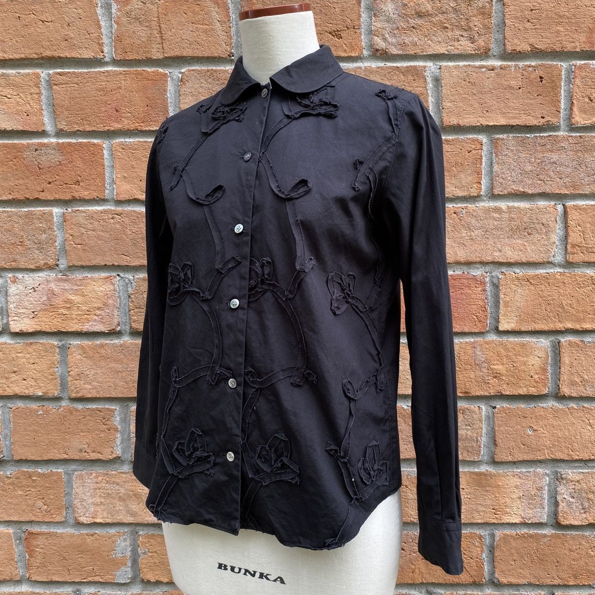 Japanese Brand A/T ATSURO TAYAMA Black Long Sleeve Shirt Size M / US 6-8 / IT 42-44 - 2 Thumbnail