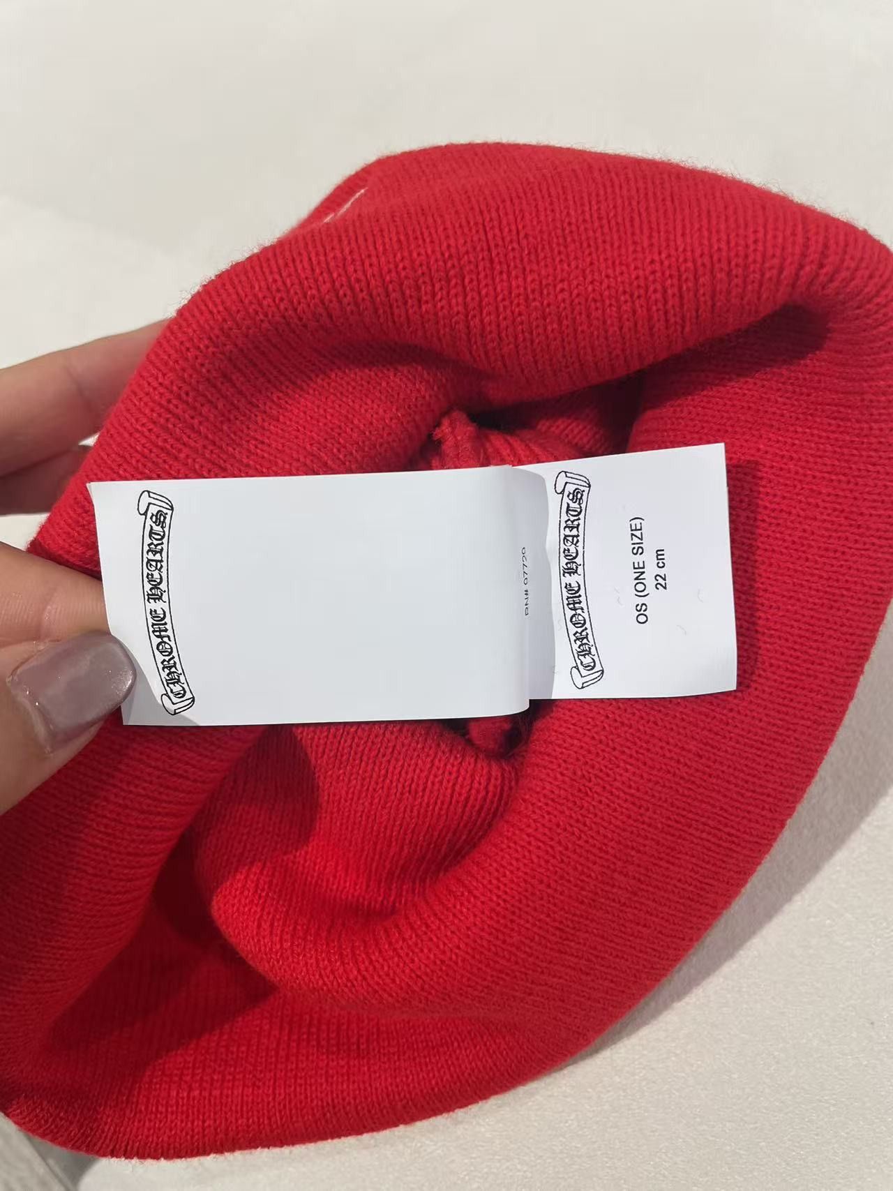 Chrome Hearts Chrome Hearts Embroidered Red Beanie Size ONE SIZE - 8 Thumbnail