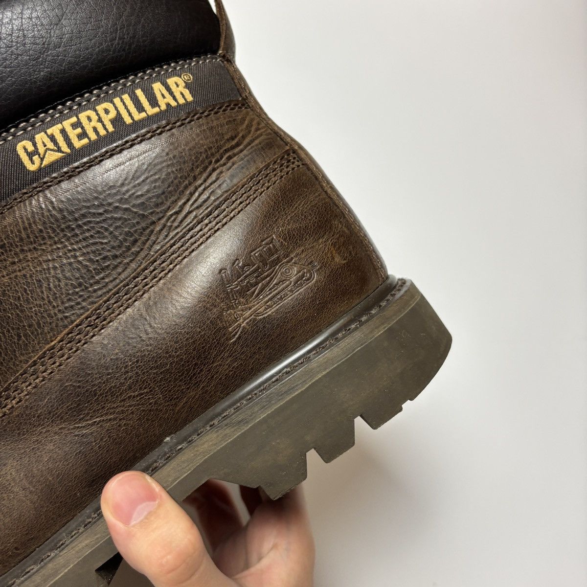 Caterpillar × Timberland CATERPILLAR VINTAGE REAL LEATHER BOOT Size US 10 / EU 43 - 3 Thumbnail
