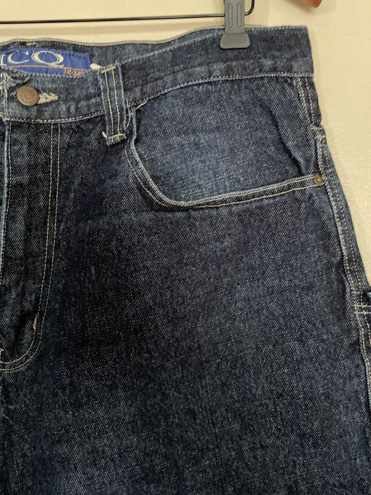 Designer × Vintage ICQ Jeans Blue Denim Jorts 40 y2k skater hip hop urban vtg 🔥 Size US 40 / EU 56 - 4 Thumbnail