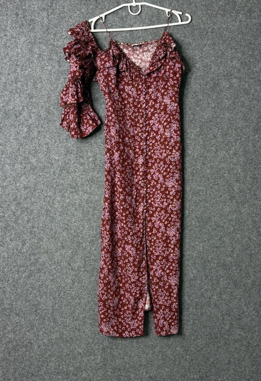 Magda Butrym Magda Butrym Floral Pattern Maxi silk dress size 36 Size S / US 4 / IT 40 - 4 Thumbnail