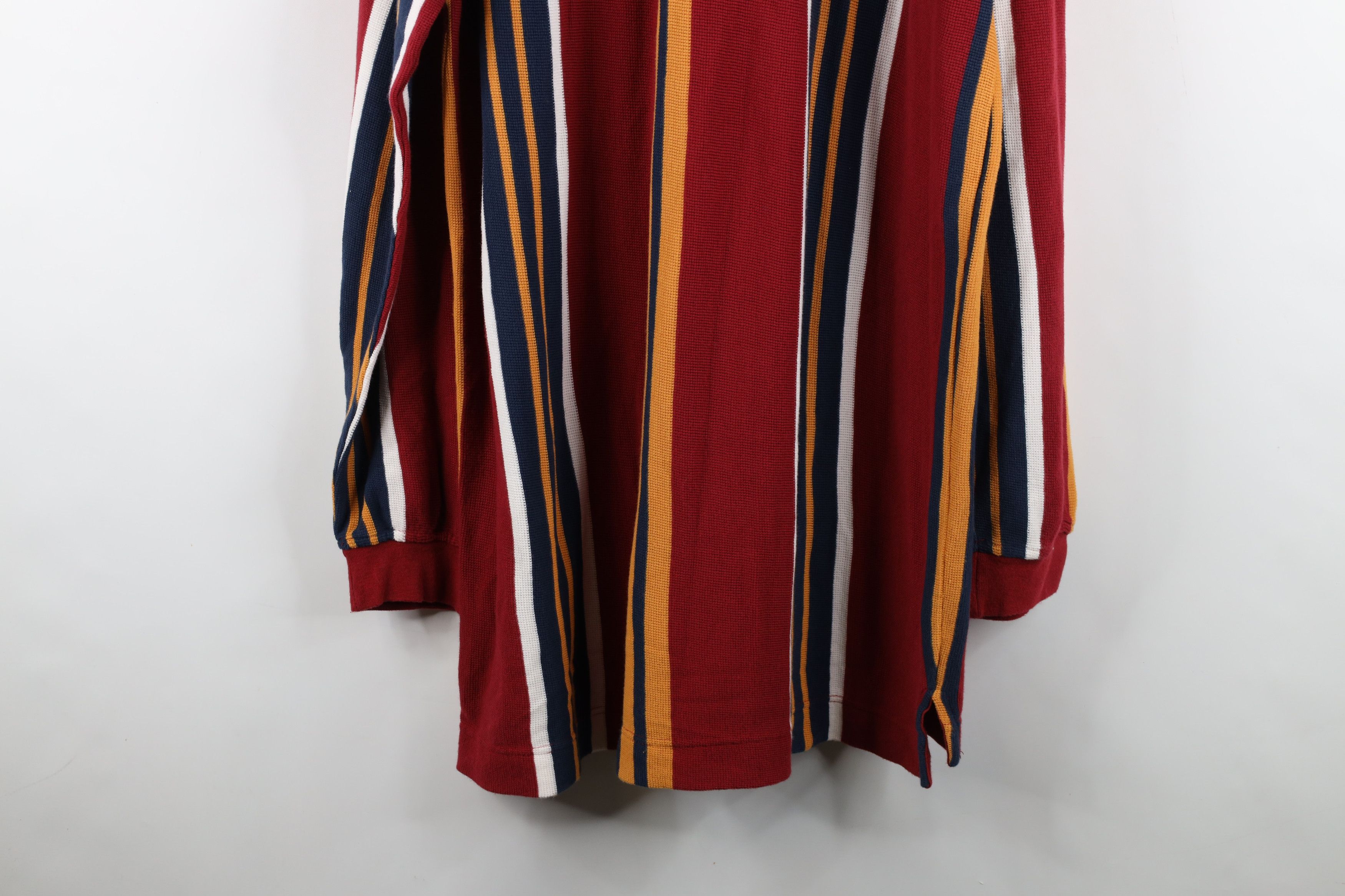 Vintage Vintage 90s Streetwear Oversized Baggy Long Sleeve Polo Size US L / EU 52-54 / 3 - 14 Thumbnail