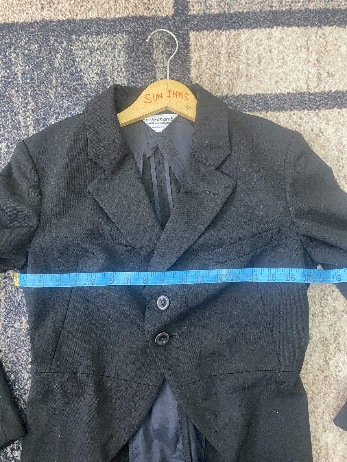 Comme des Garcons AD 2003 COMME DES CARGONS ROBE DE CHAMBRE WOOL JACKET Size US S / EU 44-46 / 1 - 9 Thumbnail