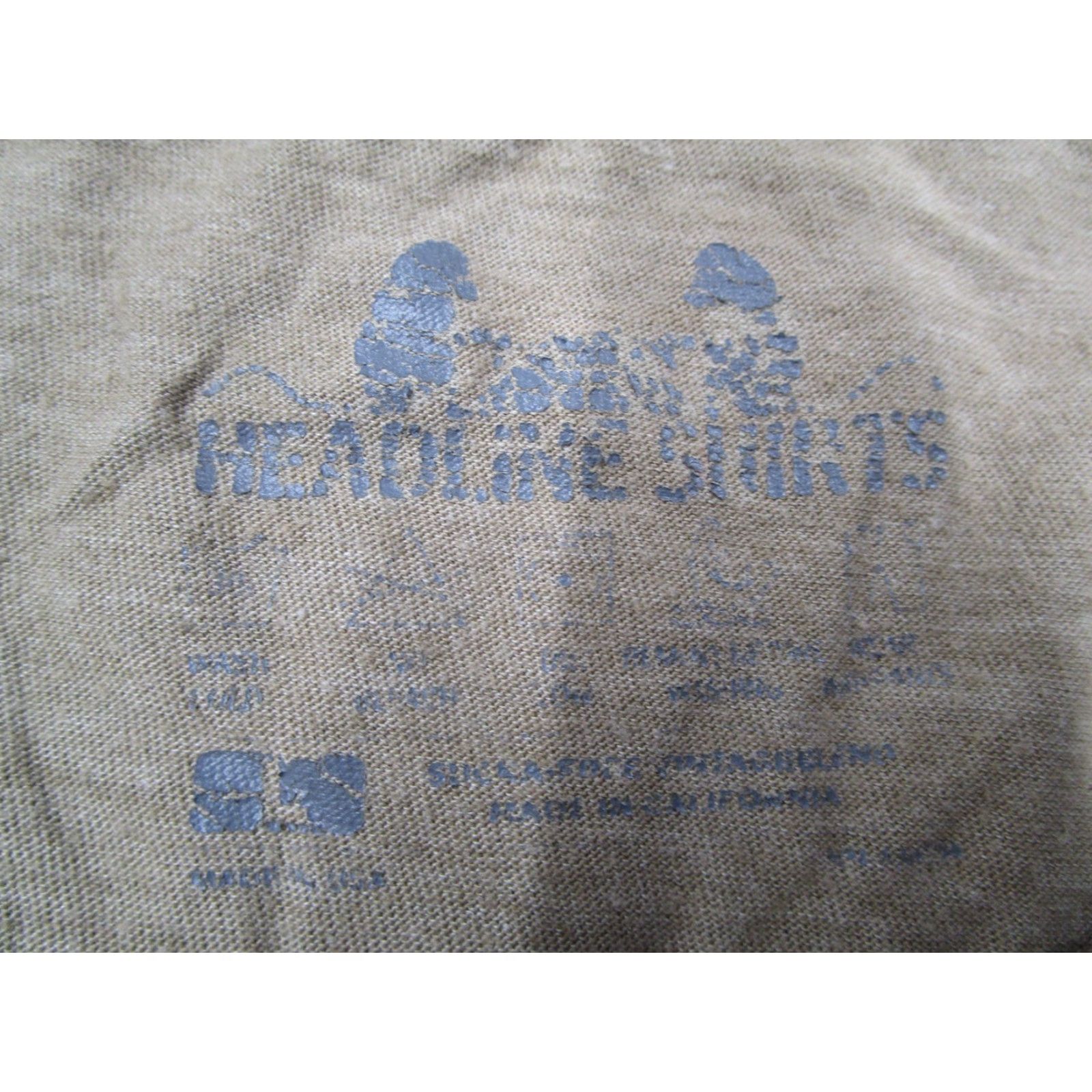 Vintage Top Gun Shirt Headline Shirts Shirt Mens Large Beige 90s Army City Classic Movie Outdoor Retro Logo Tee Size US L / EU 52-54 / 3 - 2 Thumbnail
