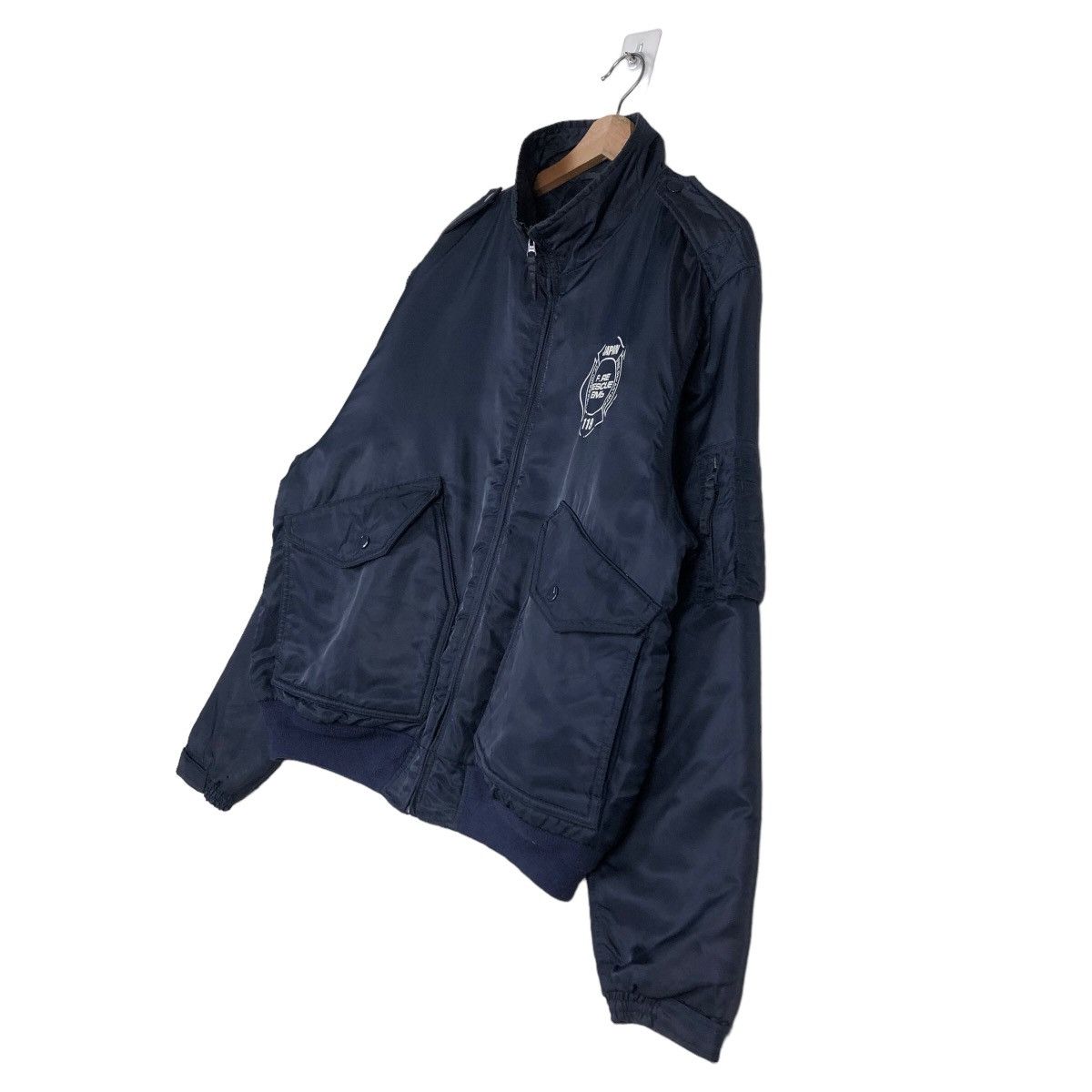 Japanese Brand 🔥Riot Riot Vintage Bomber Jacket Signal Logo Issey Miyake Size US L / EU 52-54 / 3 - 2 Thumbnail