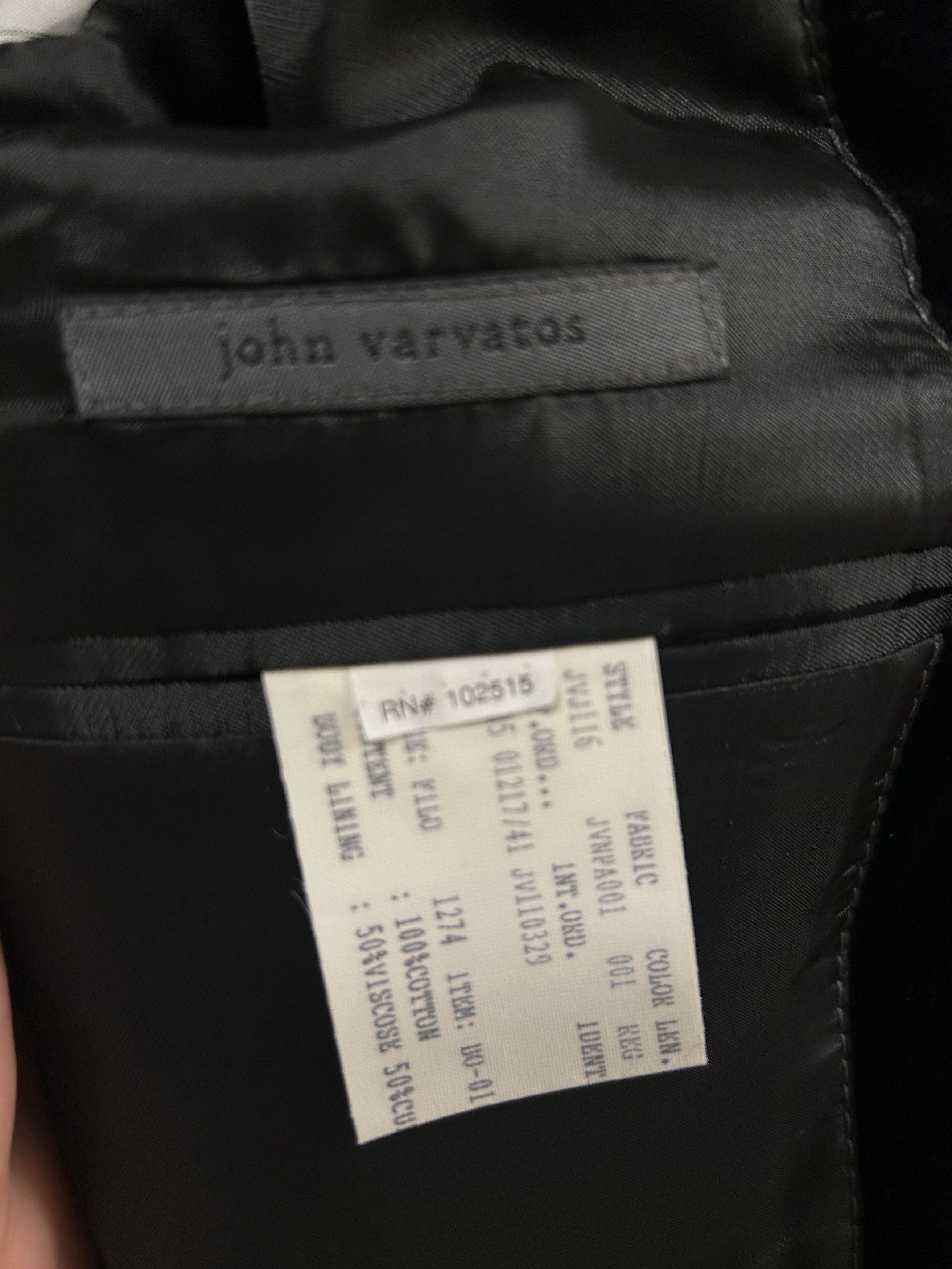 John Varvatos Varvatos velvet black blazer Size 48R - 4 Thumbnail