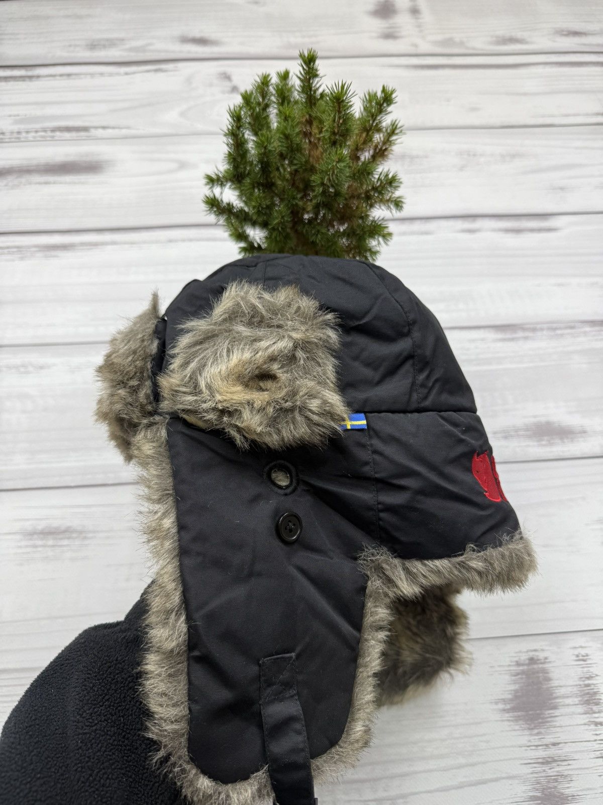 Fjallraven Fjallraven Winter Nordic Heater Hat Cap Size M Black Size ONE SIZE - 3 Thumbnail