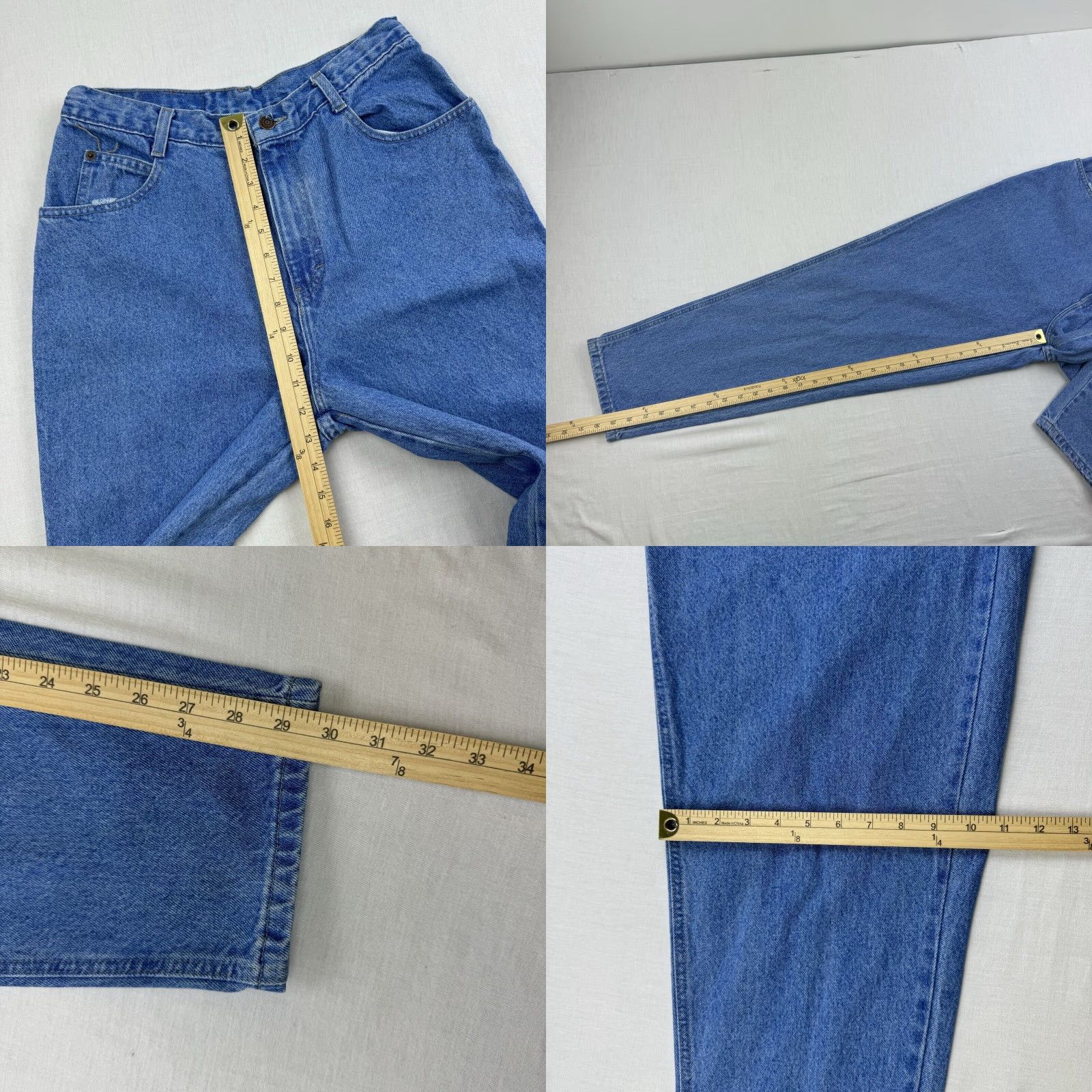Vintage VINTAGE Gitano Jeans Womens 14 Average Blue Mom Jeans High Waist 90s Grunge Y2K Size 36" / US 14 / IT 50 - 8 Thumbnail