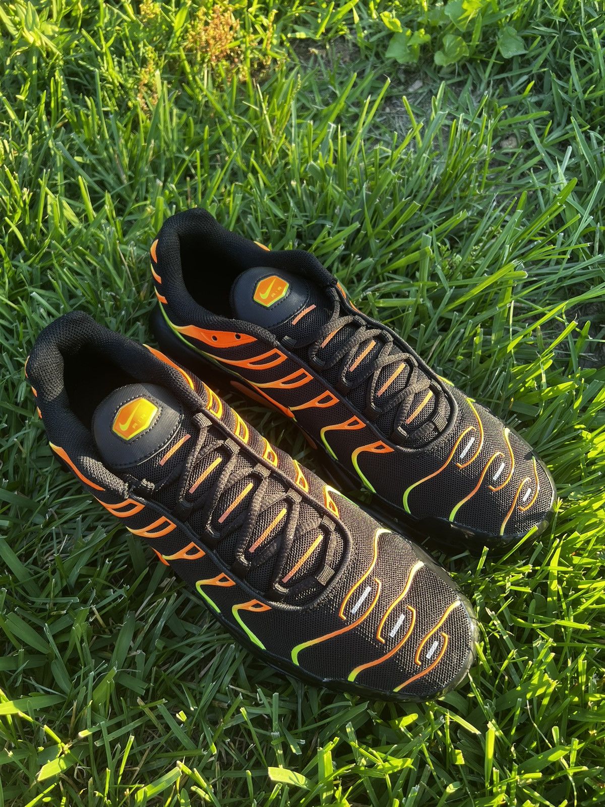 Nike NEW Nike Air Max Plus Orange Volt size 12 Mens Shoes Size US 12 / EU 45 - 3 Thumbnail