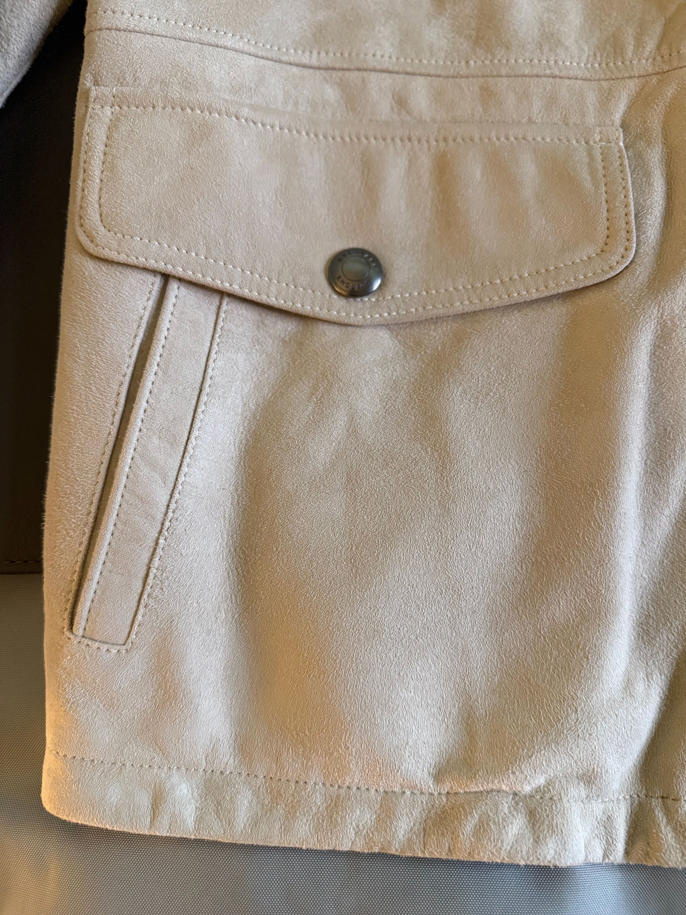 Belstaff Coveted, Badass New $2,500 BELSTAFF Beige Suede Field Jacket Size US M / EU 48-50 / 2 - 18 Thumbnail