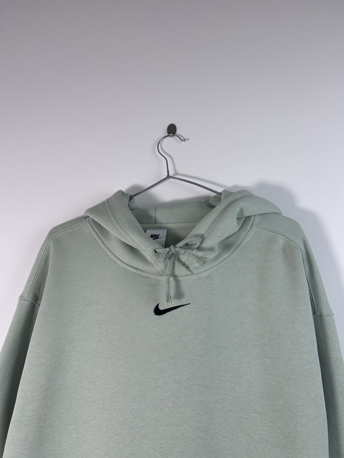 Nike × Vintage Nike Woman Center Swoosh Logo Hoodie Size S / US 4 / IT 40 - 4 Thumbnail