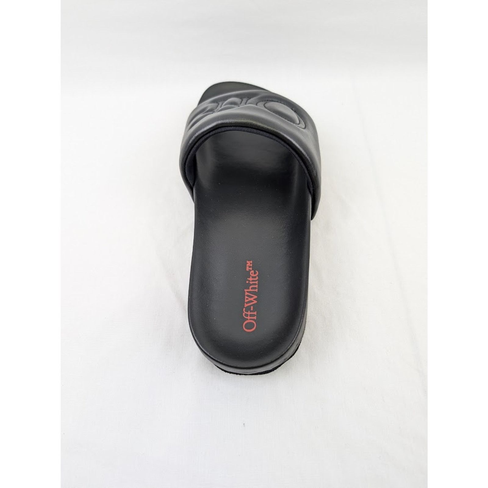 Off-White o1rshd1 Bookish Leather Slider in Black Size US 12 / EU 45 - 10 Thumbnail