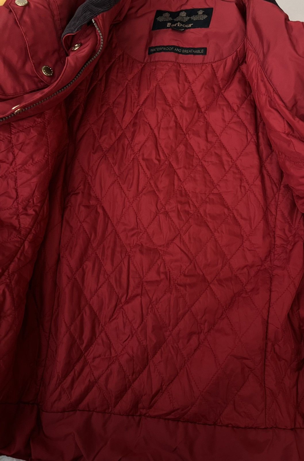 Barbour Stylish red Barbour jacket (size XXL) Size XXL / US 16-18 / IT 52-54 - 8 Thumbnail