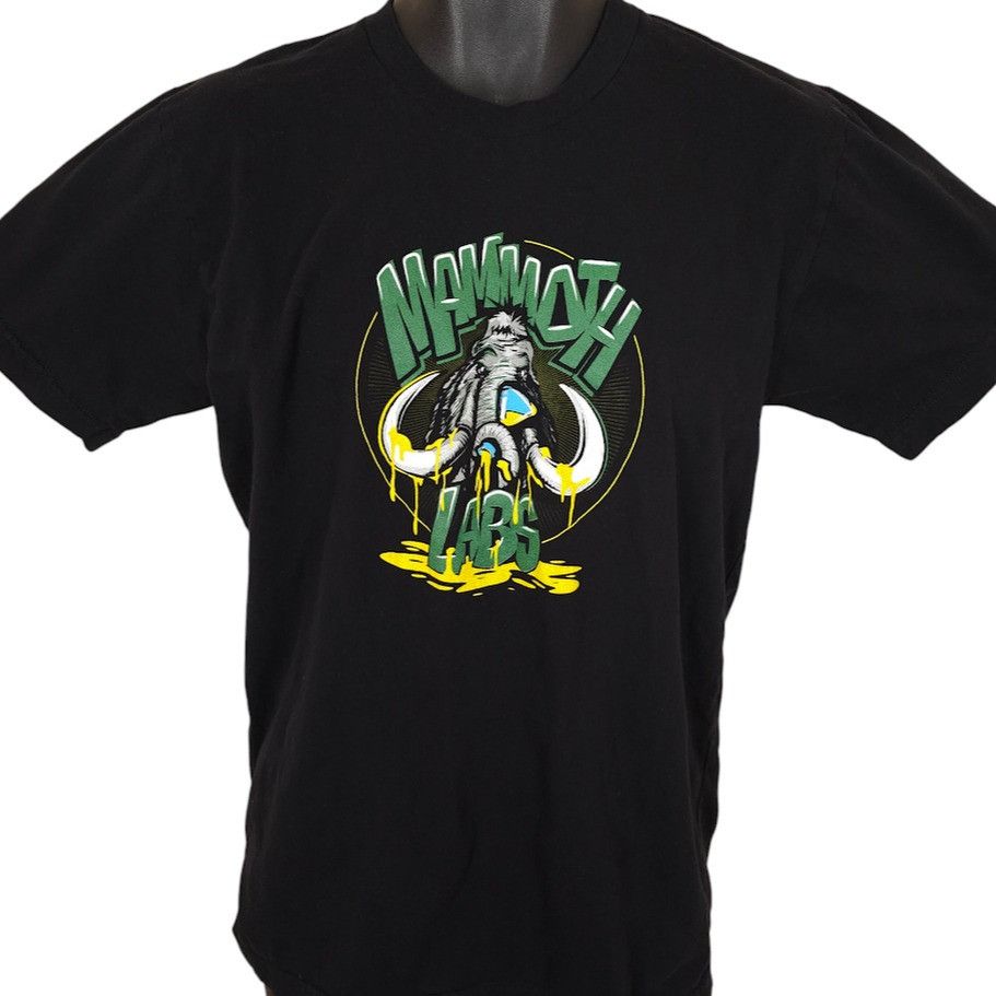 American Apparel Mammoth Labs T Shirt Mens Size Medium Black Cannabis Weed Size US M / EU 48-50 / 2 - 1 Thumbnail