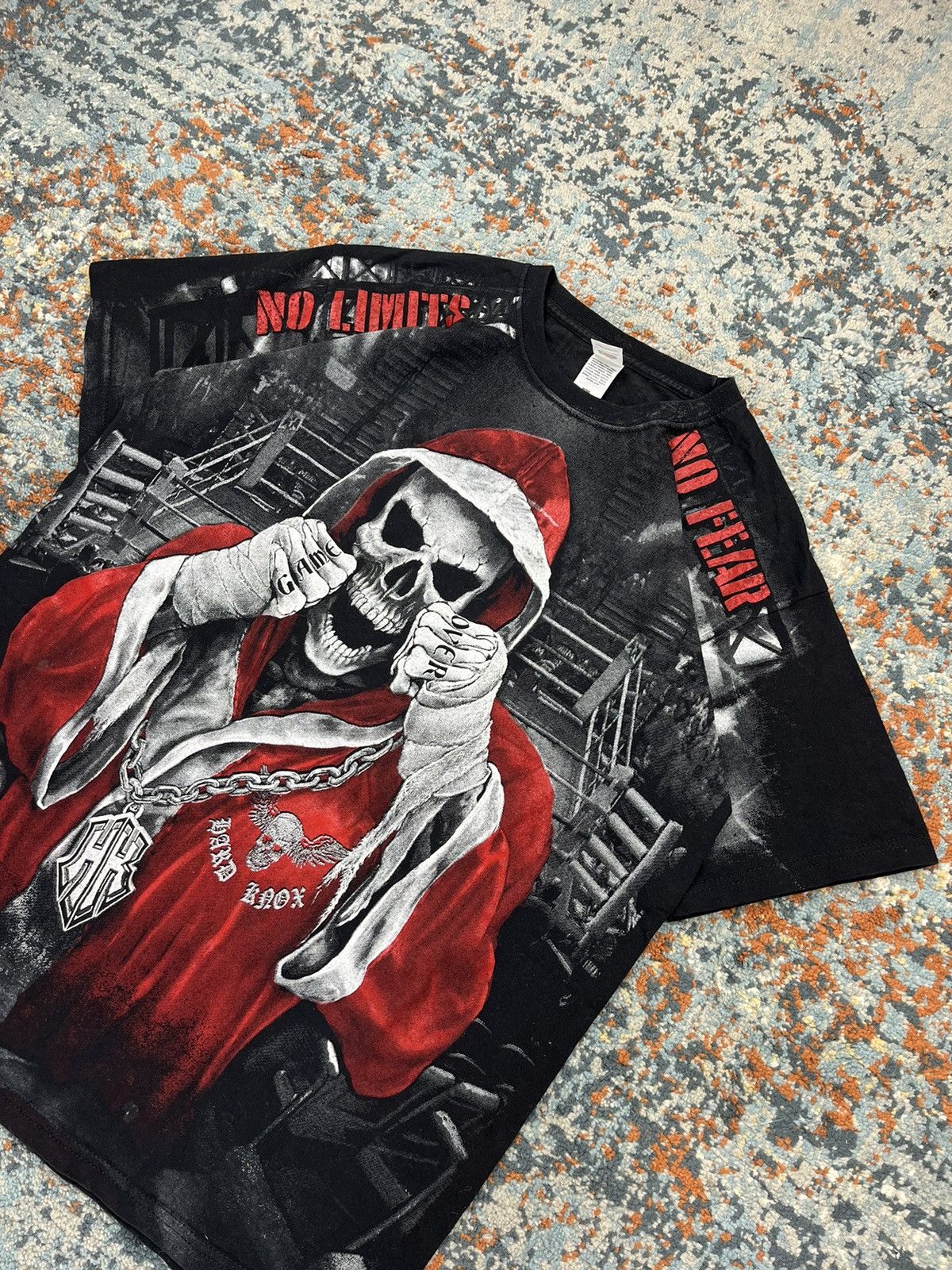 Vintage × WWE Vintage 00s Crazy Hard Knox all over print tee y2k Size US L / EU 52-54 / 3 - 4 Thumbnail