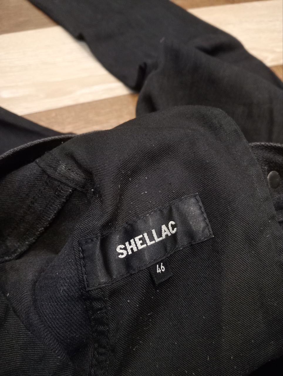 Shellac JAPANESE SHELLAC BLACK CURVE DENIM PANTS Size US 32 / EU 48 - 6 Thumbnail