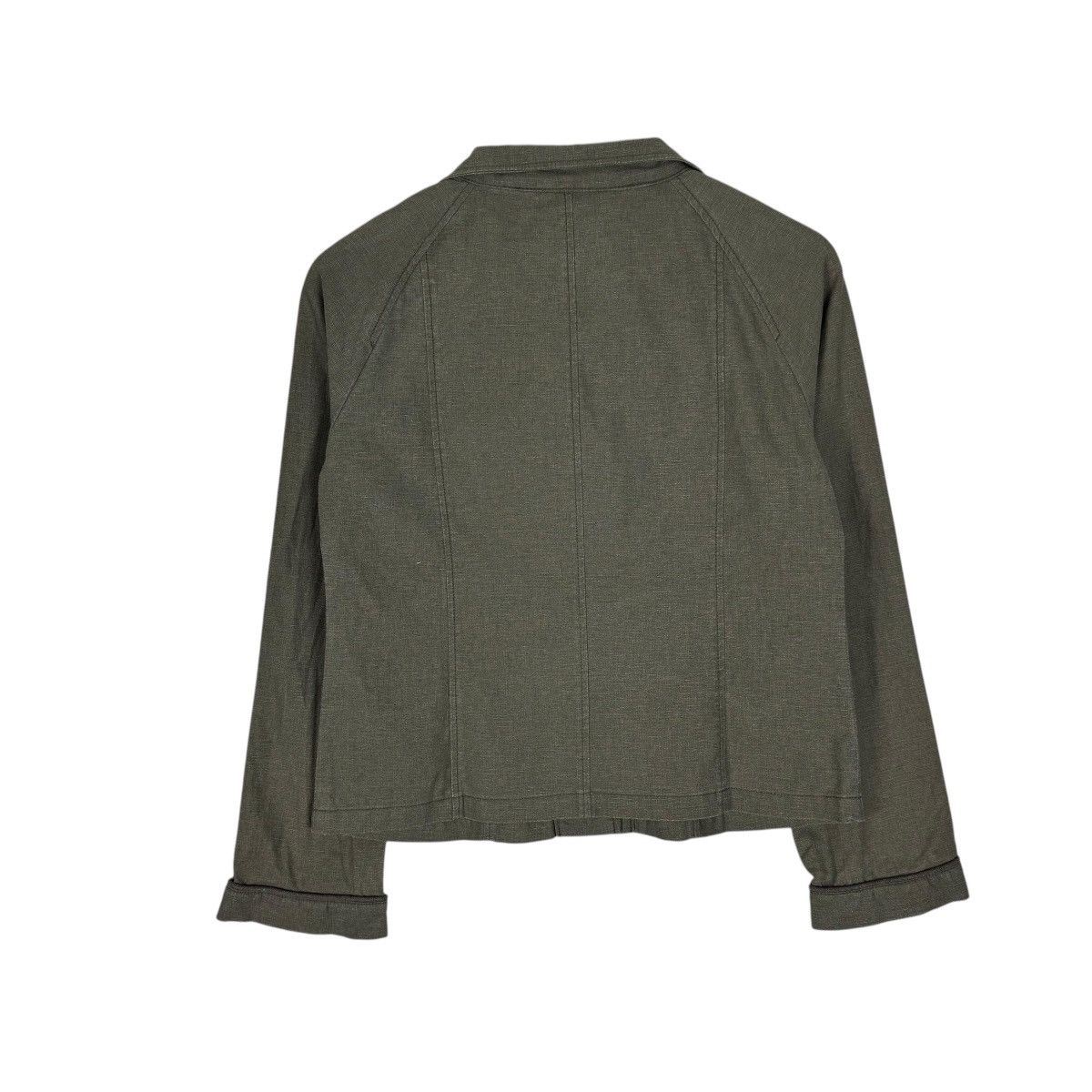 Romeo Gigli 🌟GIGLI HEMP CROPPED BUTTON JACKET Size M / US 6-8 / IT 42-44 - 7 Thumbnail