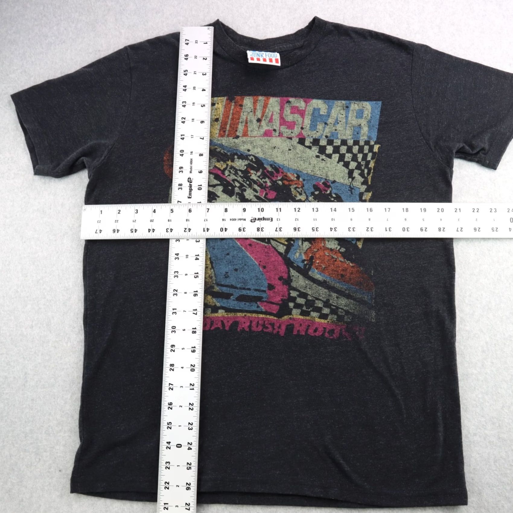 Junk Food Junk Food Nascar Shirts MENS Size Large Gray T-Shirt Short Sleeve Cars Brand: Junk Food L Gray Size US L / EU 52-54 / 3 - 3 Thumbnail
