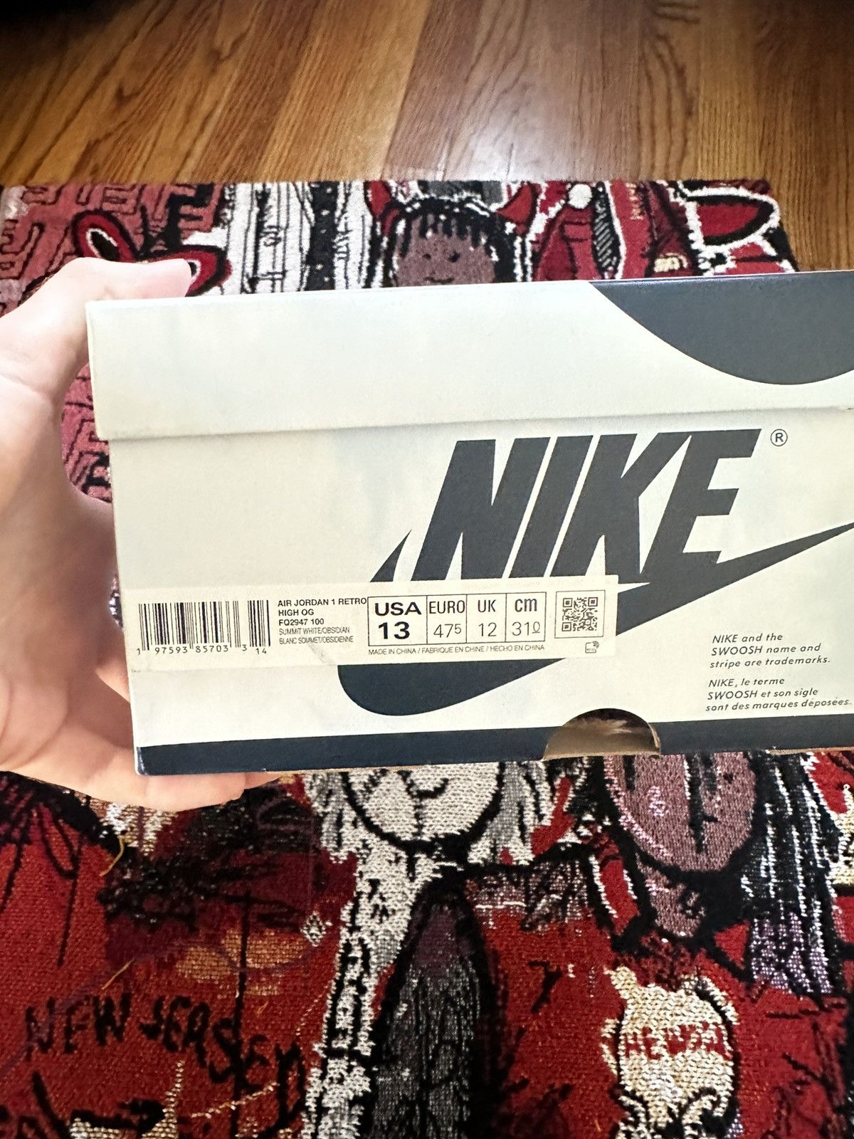 Jordan Brand Jordan 1 high - denim Size US 13 / EU 46 - 8 Thumbnail