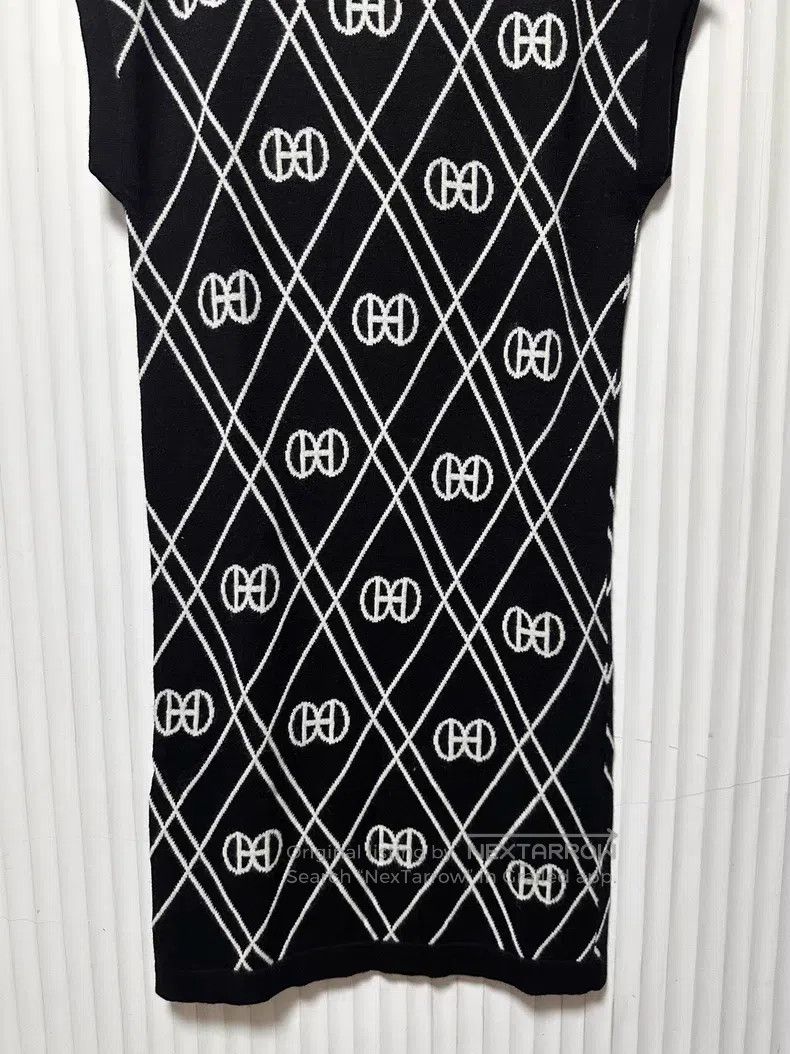 Hermes Hermes Classic Pig Nose Logo All-Over Cashmere Dress Size XS / US 0-2 / IT 36-38 - 5 Thumbnail