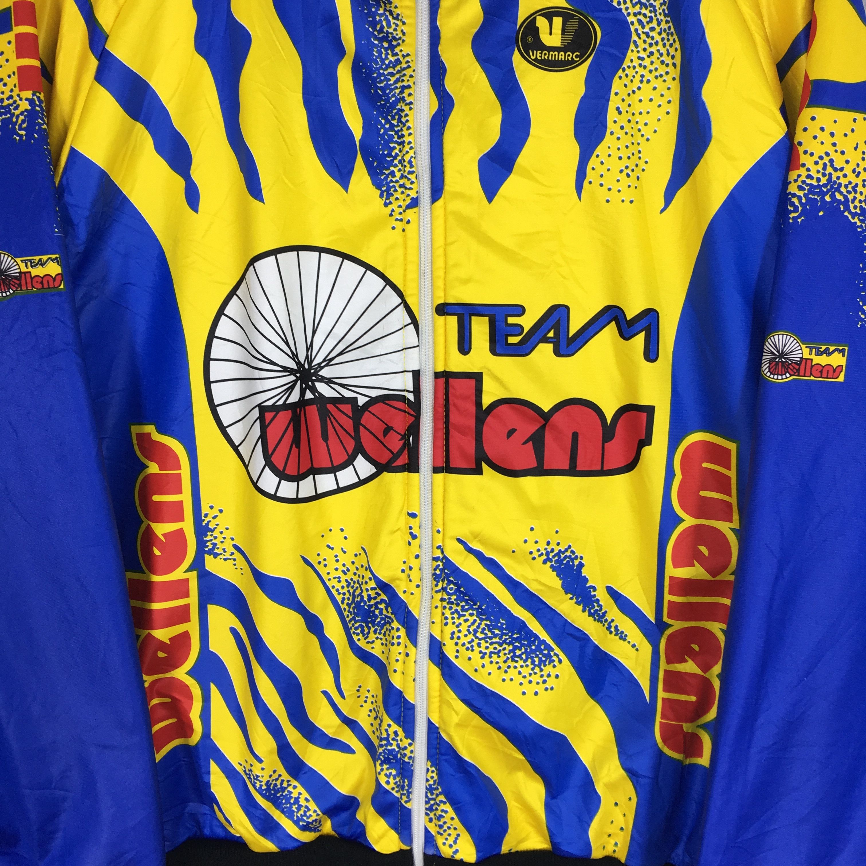 Sports Specialties Vintage 90's Team Wellens Cycling Sport Bomber Jacket Size US M / EU 48-50 / 2 - 5 Thumbnail