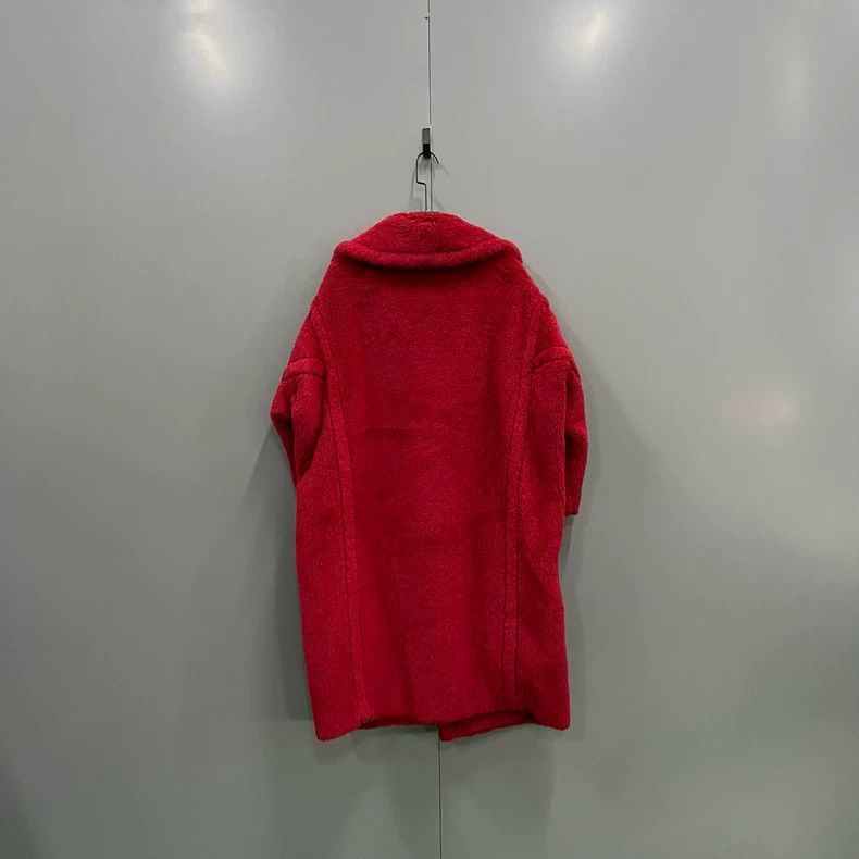 Max Mara Max Mara Red Teddy Bear Coat Size S / US 4 / IT 40 - 2 Thumbnail