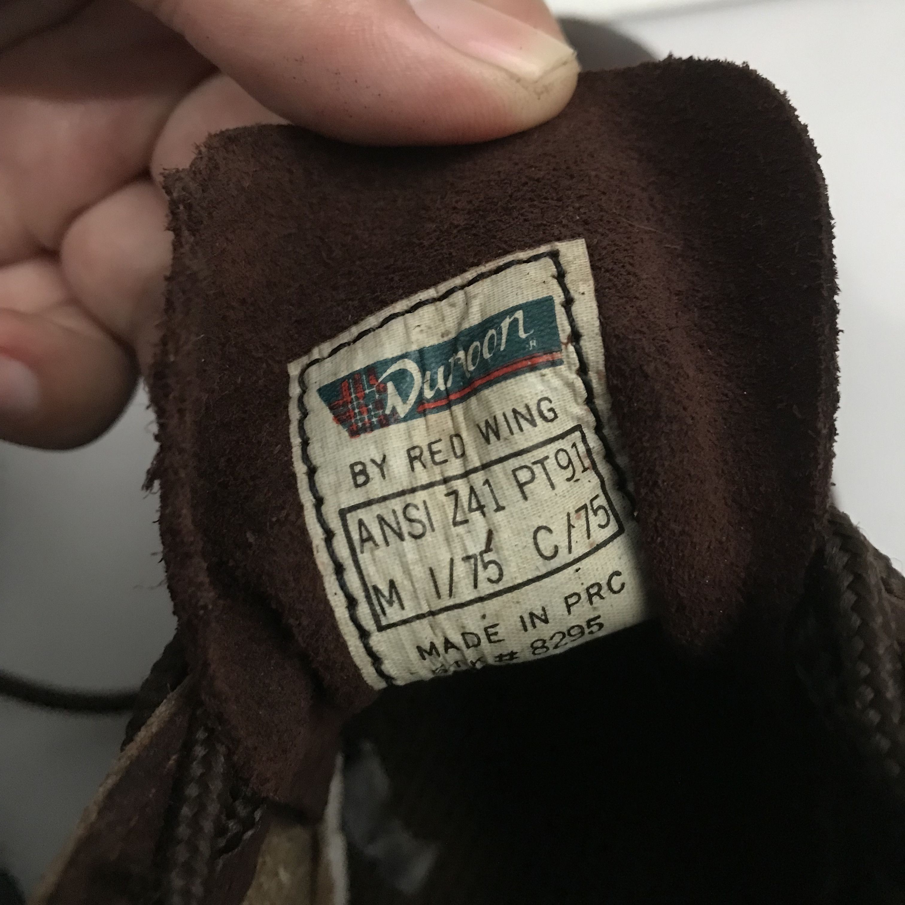 Red Wing Redwing Dunoon Us saxon Boots leather brown steel toe boots Size US 8 / EU 41 - 12 Thumbnail
