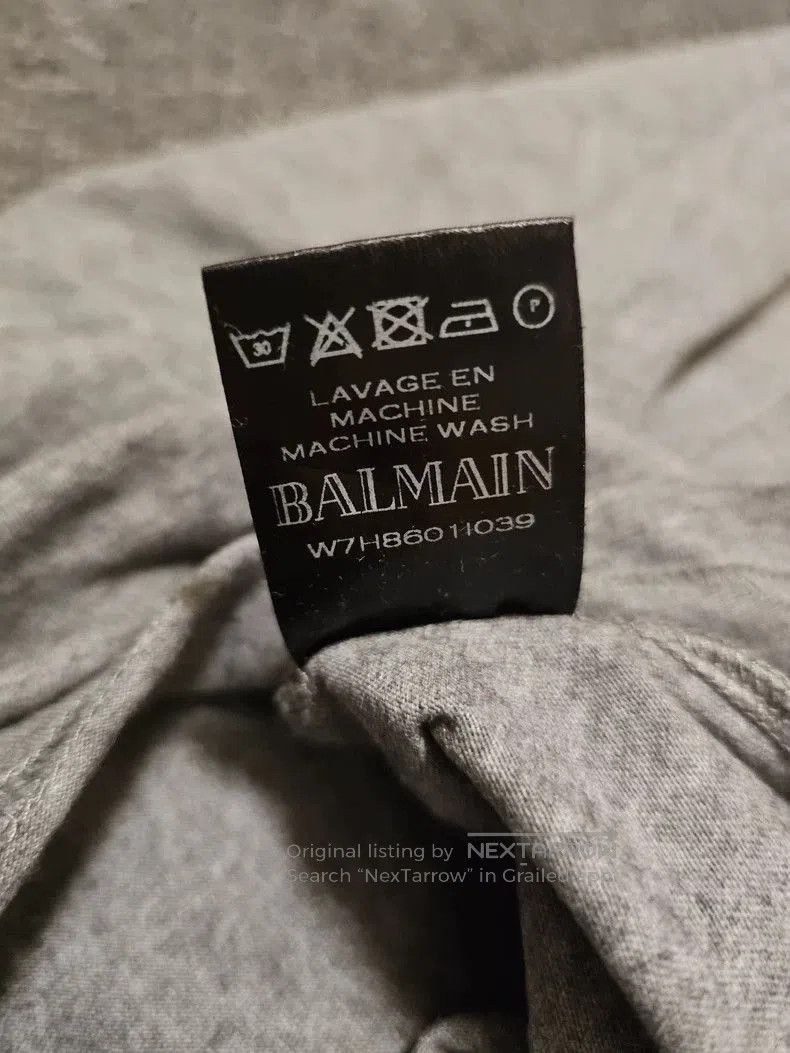 Balmain Balmain Paris Logo Short Sleeve T. Size US L / EU 52-54 / 3 - 6 Thumbnail