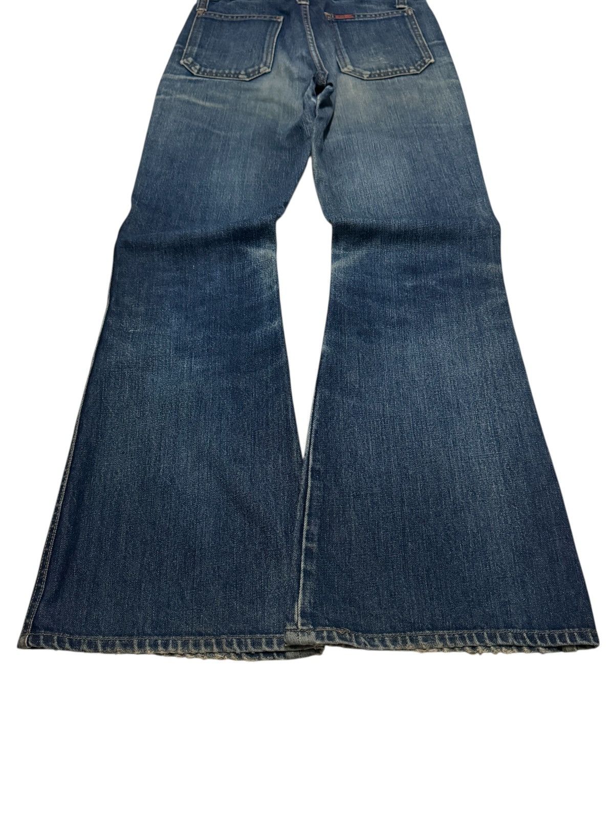 Hysteric Glamour Vintage Retro Blue Way Bell Bottom Boot Cut Flared Denim Size US 26 / EU 42 - 11 Thumbnail
