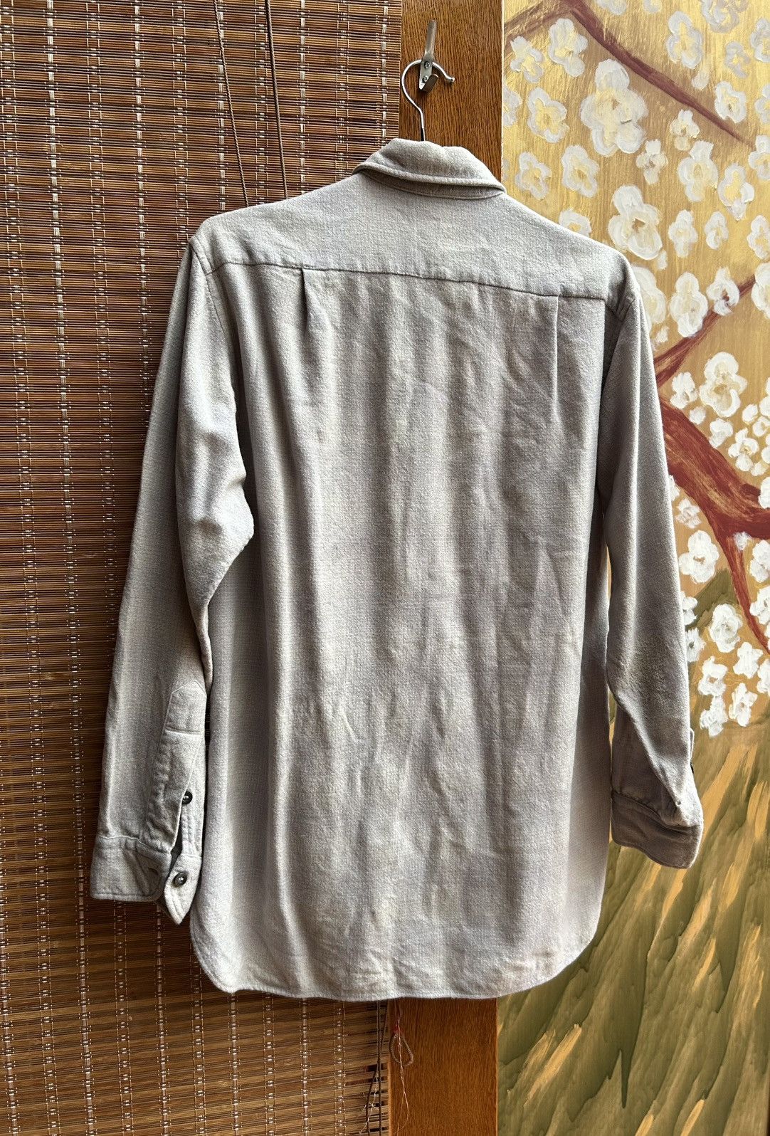 Pendleton 50s Pendleton Grey Wool Flannel Shirt Light-Colored Check Size US M / EU 48-50 / 2 - 2 Thumbnail