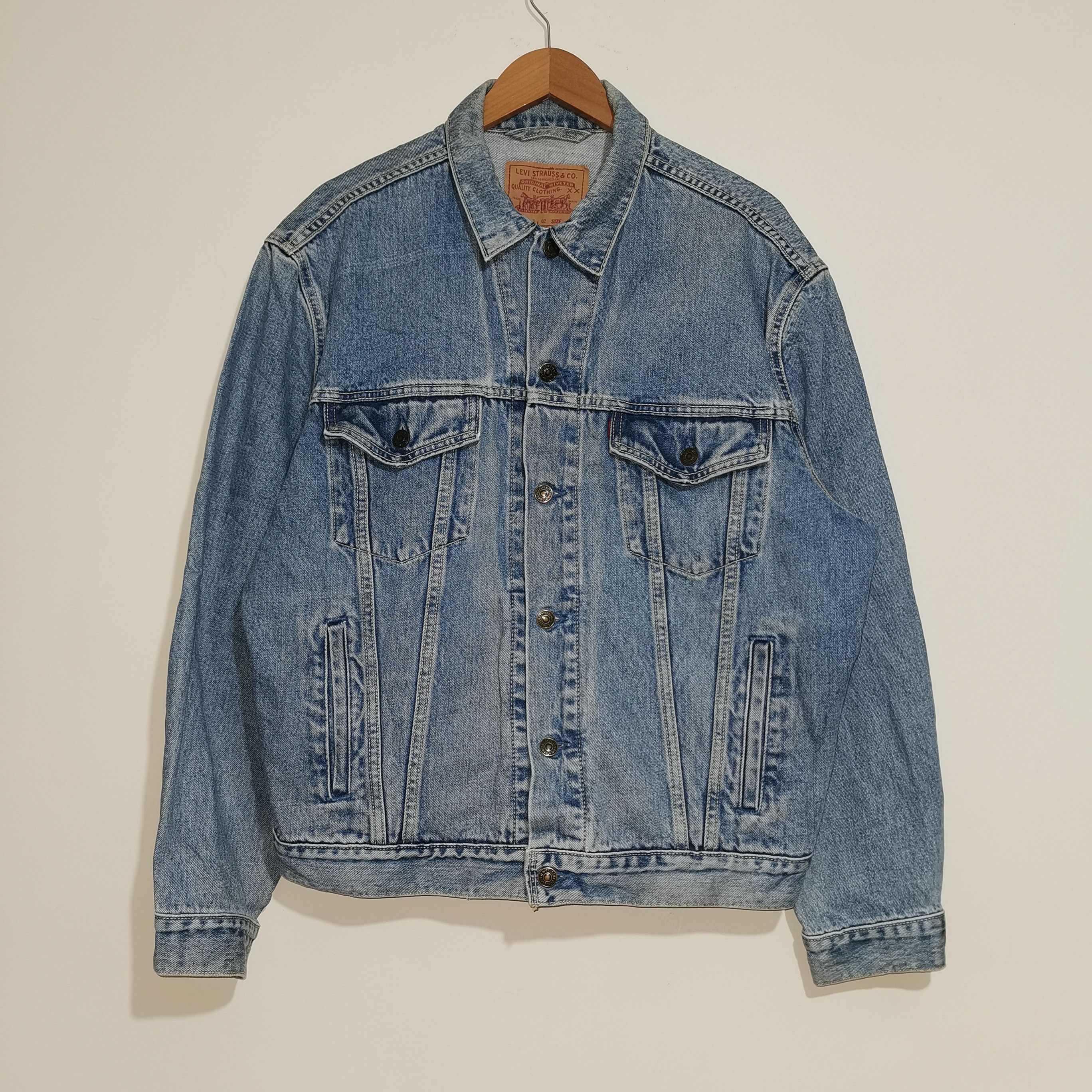 Levi's Vtg 1980s Levi's strauss double XX regular red tab Size US XL / EU 56 / 4 - 1 Thumbnail