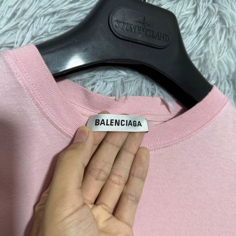 Balenciaga Balenciaga Small Logo short sleeve T-shirt pink Size US XS / EU 42 / 0 - 3 Thumbnail