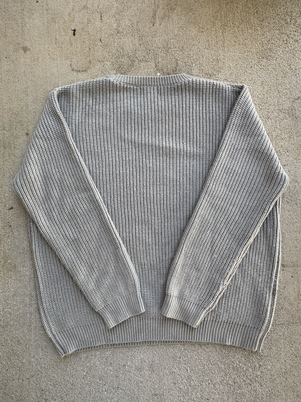 Places + Faces PLACES PLUS FACES CABLE KNIT JUMPER GREY Size US XL / EU 56 / 4 - 5 Thumbnail