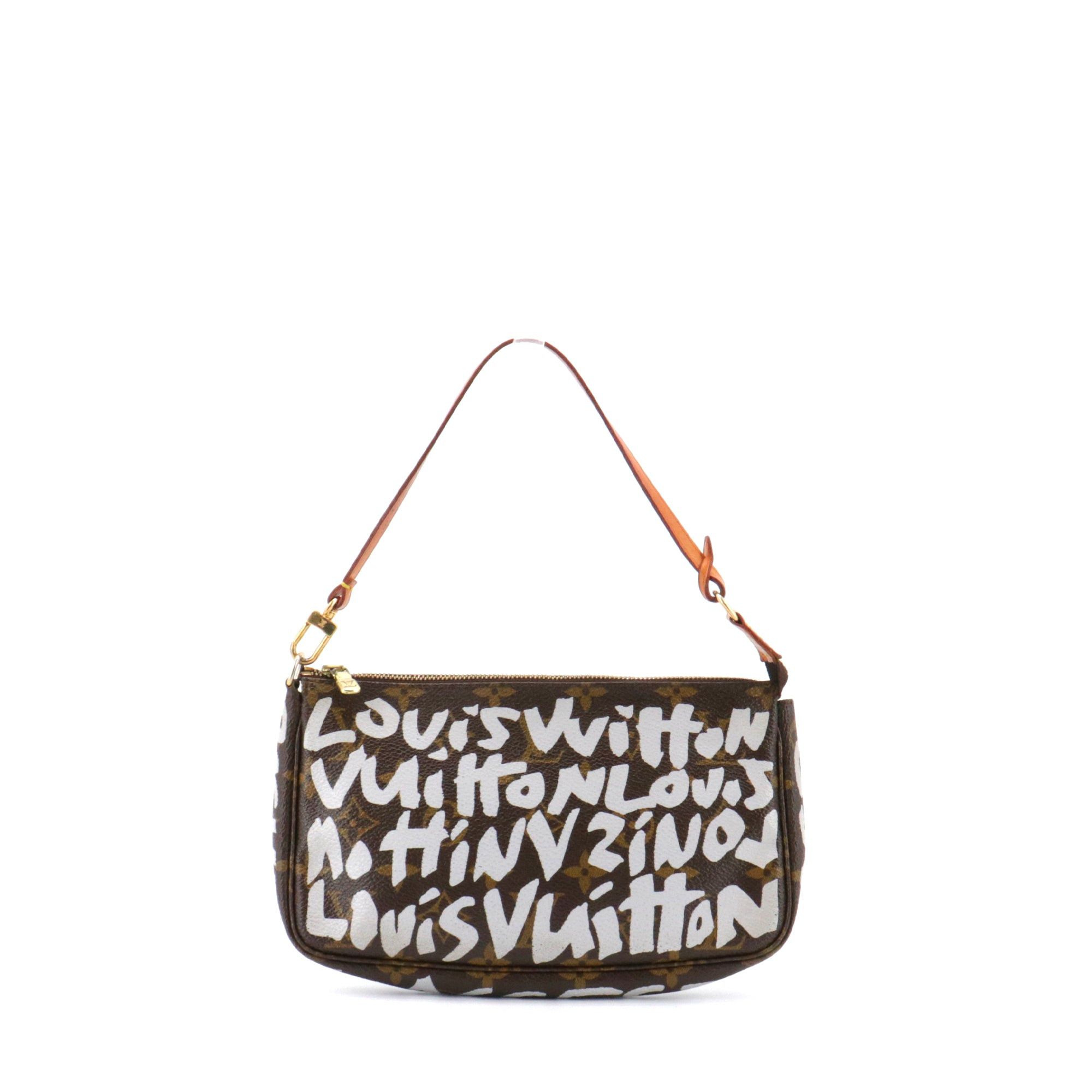 Louis Vuitton LOUIS VUITTON - Louis Vuitton x Stephen Sprouse Accessories Pouch in graffiti monogram canvas Size ONE SIZE - 1 Thumbnail
