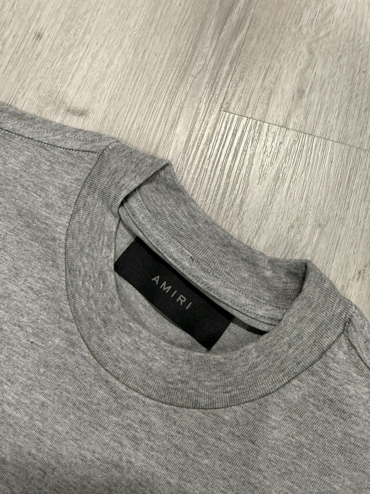 Amiri Amiri MA Logo Heather Grey Tee Size US XS / EU 42 / 0 - 4 Thumbnail