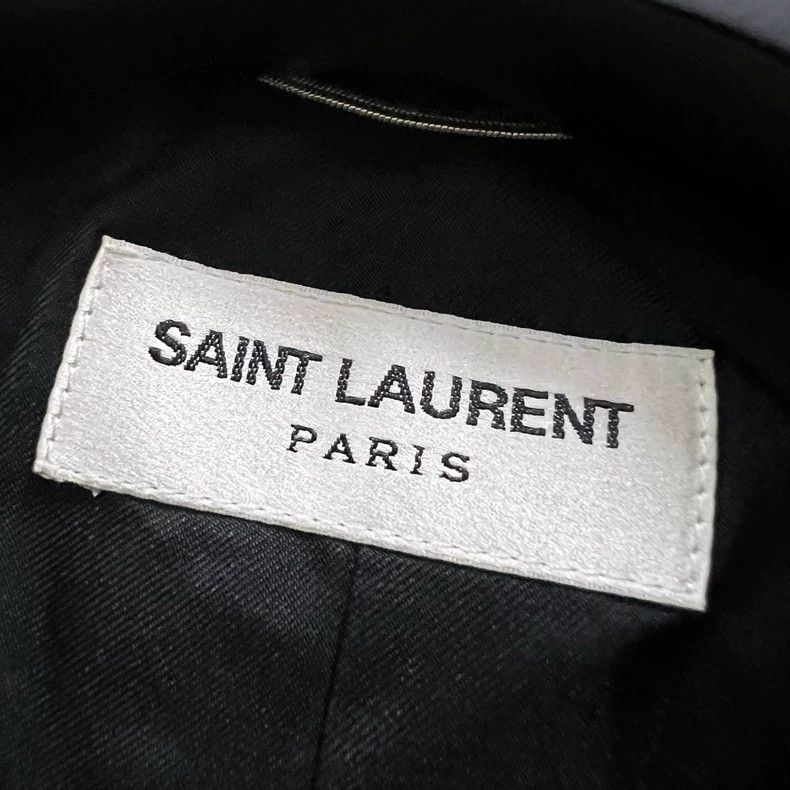 Saint Laurent Paris saint Laurent paris size os Black and grey blazer 2503-Nex Size 38R - 4 Thumbnail
