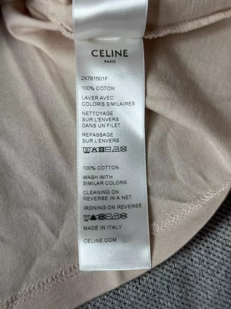 Celine Celine Short Sleeve Cropped TShirt Size US S / EU 44-46 / 1 - 3 Thumbnail