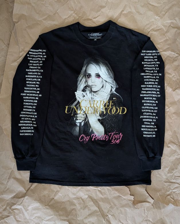 Other Carrie Underwood 2018 Cry Pretty tour 360 lg sleeve t shirt Size M / US 6-8 / IT 42-44 - 3 Thumbnail