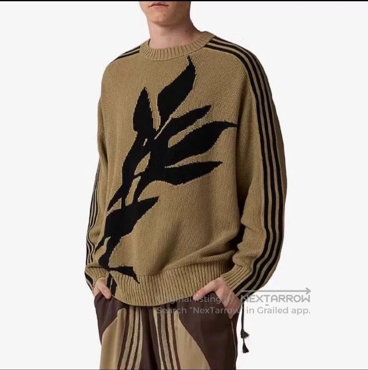 Song For The Mute SFTM x Adidas Sand Knit Sweater. Size US L / EU 52-54 / 3 - 7 Thumbnail