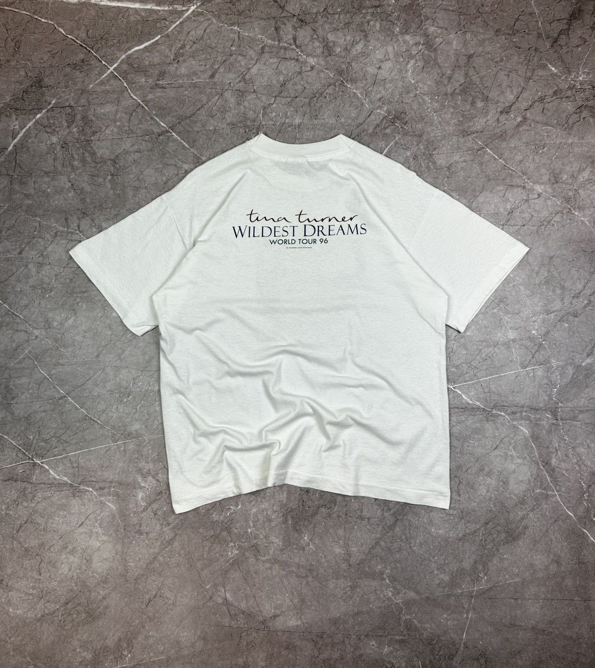 Band Tees Tina Turner 1996 World Tour Vintage T Shirt Size US L / EU 52-54 / 3 - 2 Thumbnail