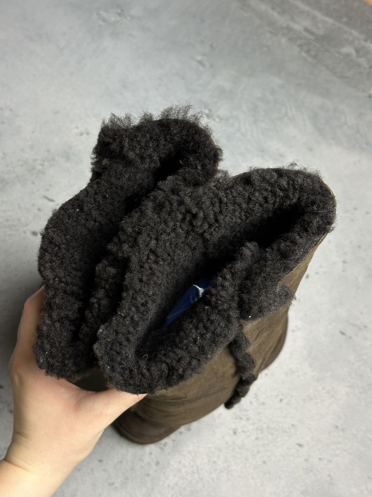 Vintage Celtic &Co Popper Sheepskin Boots - Knee Height Lux Size US 7 / IT 37 - 17 Thumbnail