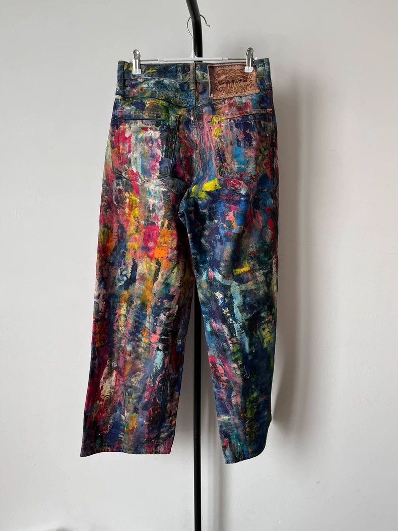 Acne Studios acne studios Colored printed jeans Size US 34 / EU 50 - 2 Thumbnail