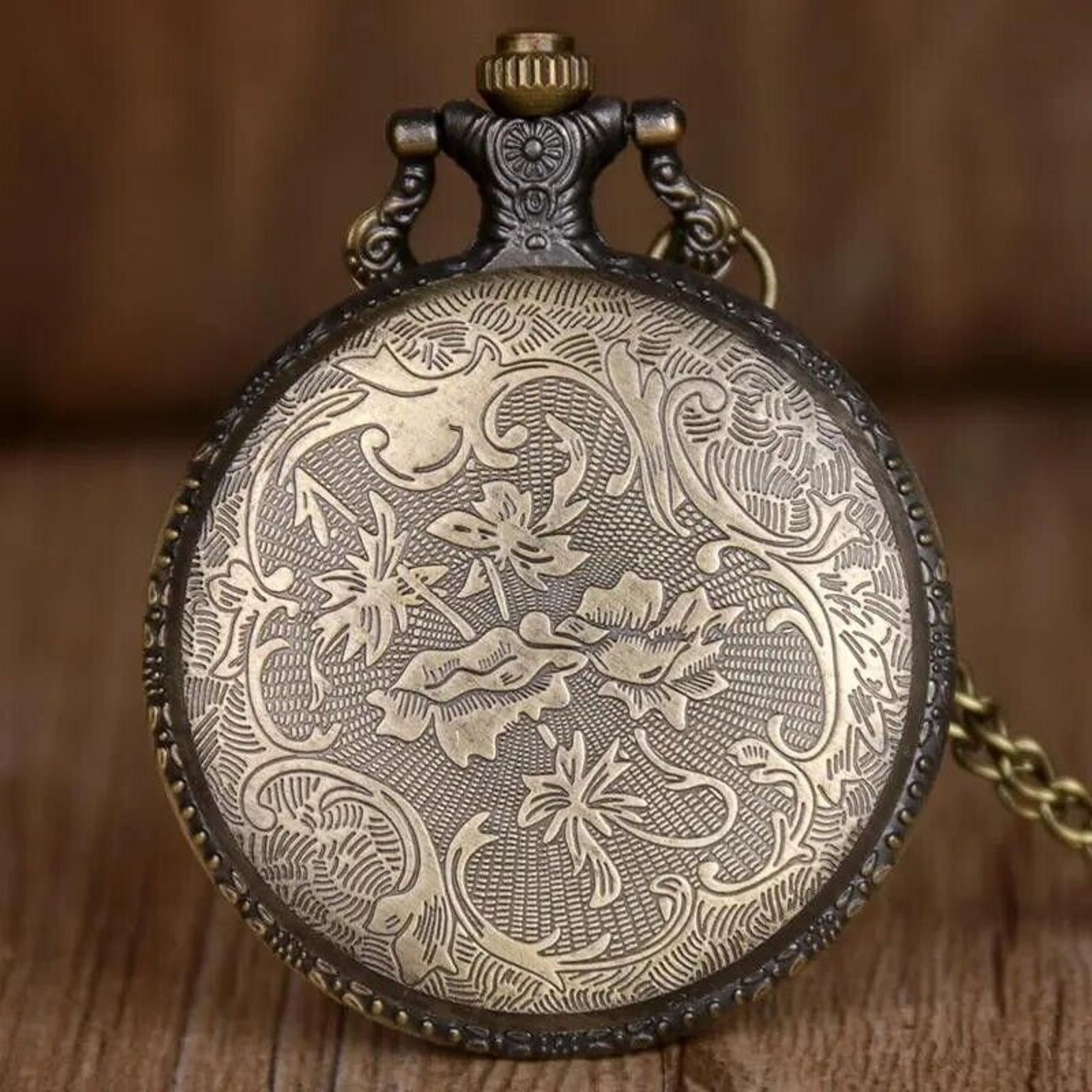 Other Bronze Quartz Pocket Watch Army Marine Military War Size ONE SIZE - 3 Thumbnail