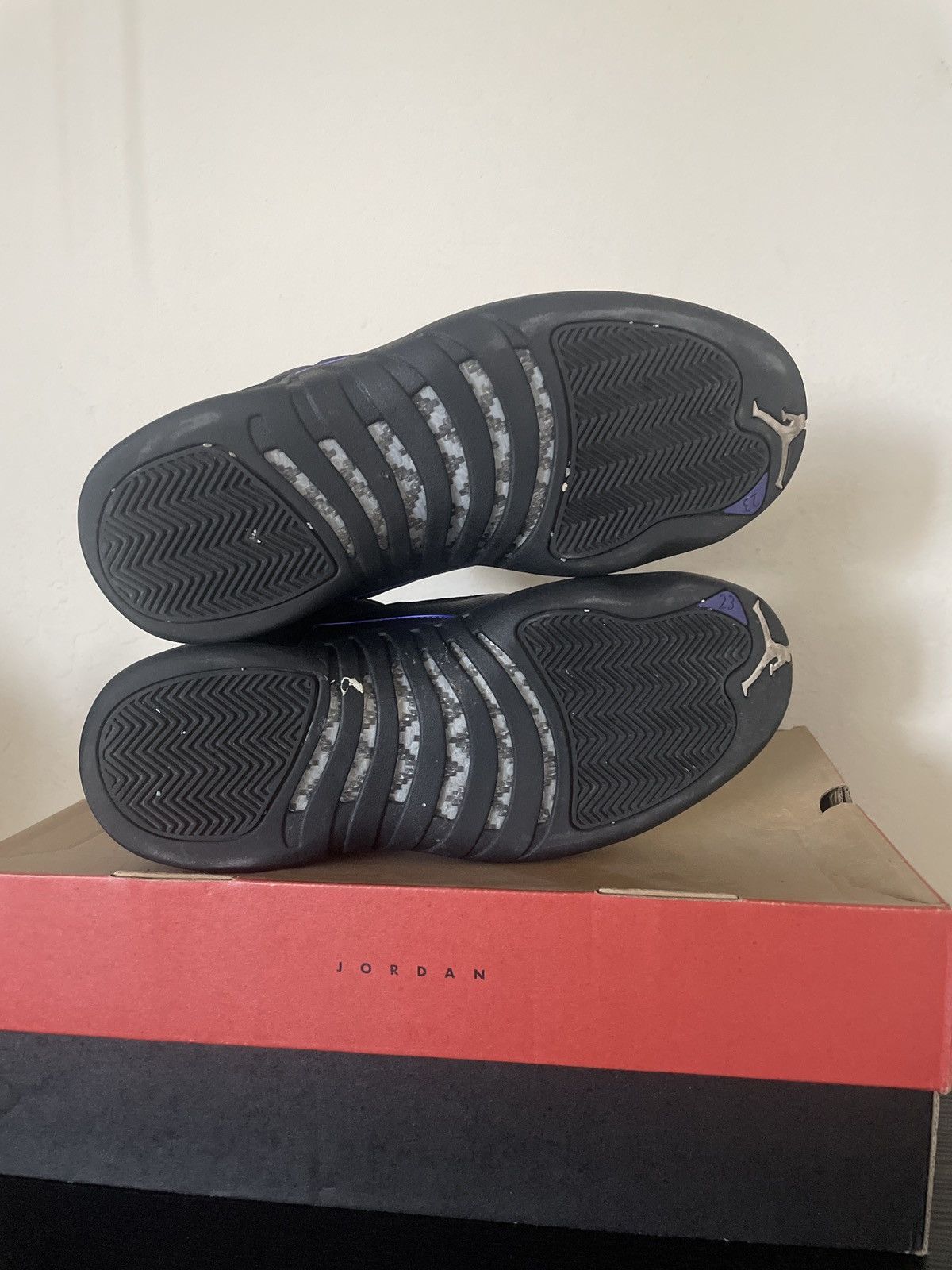 Jordan Brand Jordan 12s Black dark concord size 10.5 Size US 10.5 / EU 43-44 - 6 Thumbnail