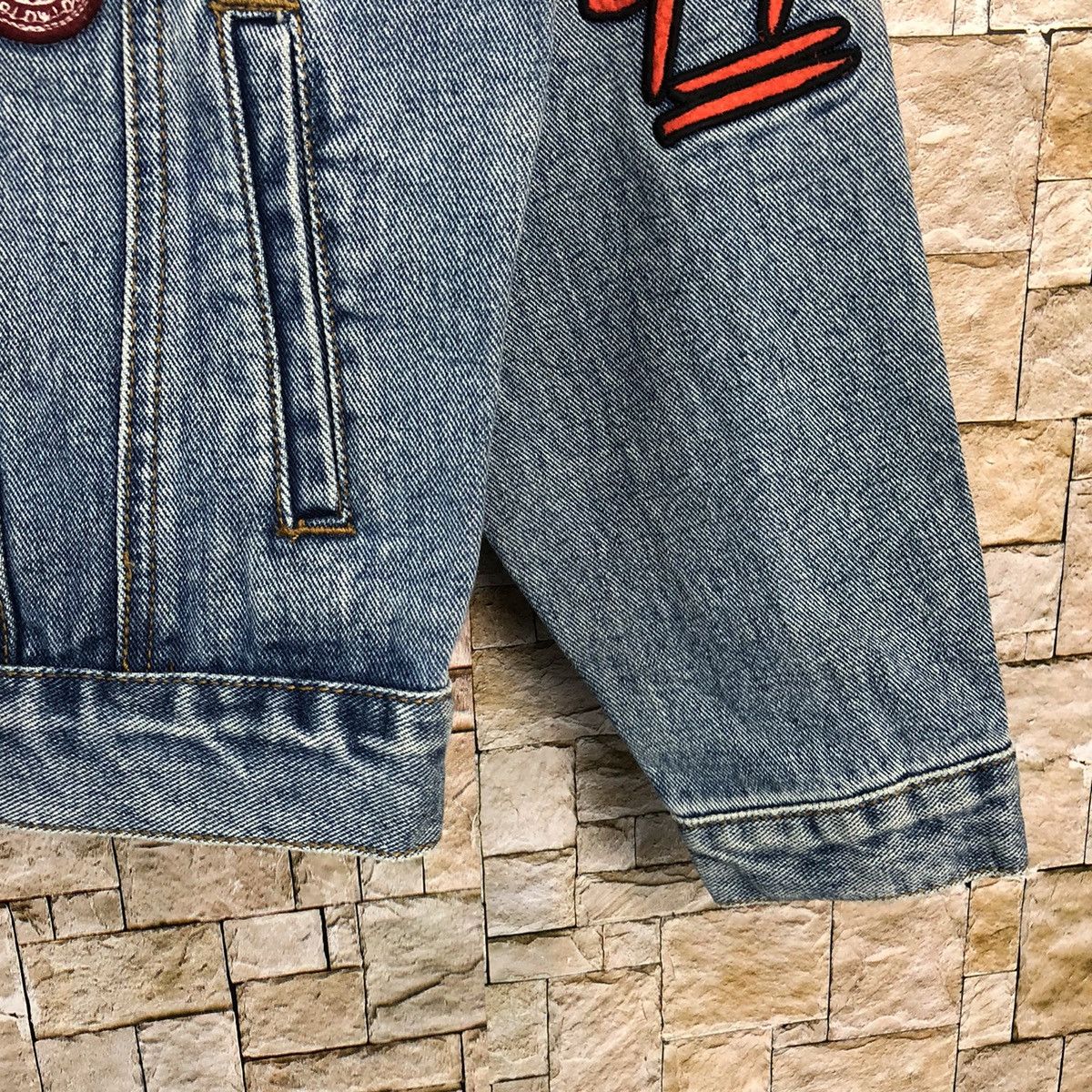 Japanese Brand Phoenix 29 Denim patch vintage jeans Jacket #A266 Size US M / EU 48-50 / 2 - 10 Thumbnail