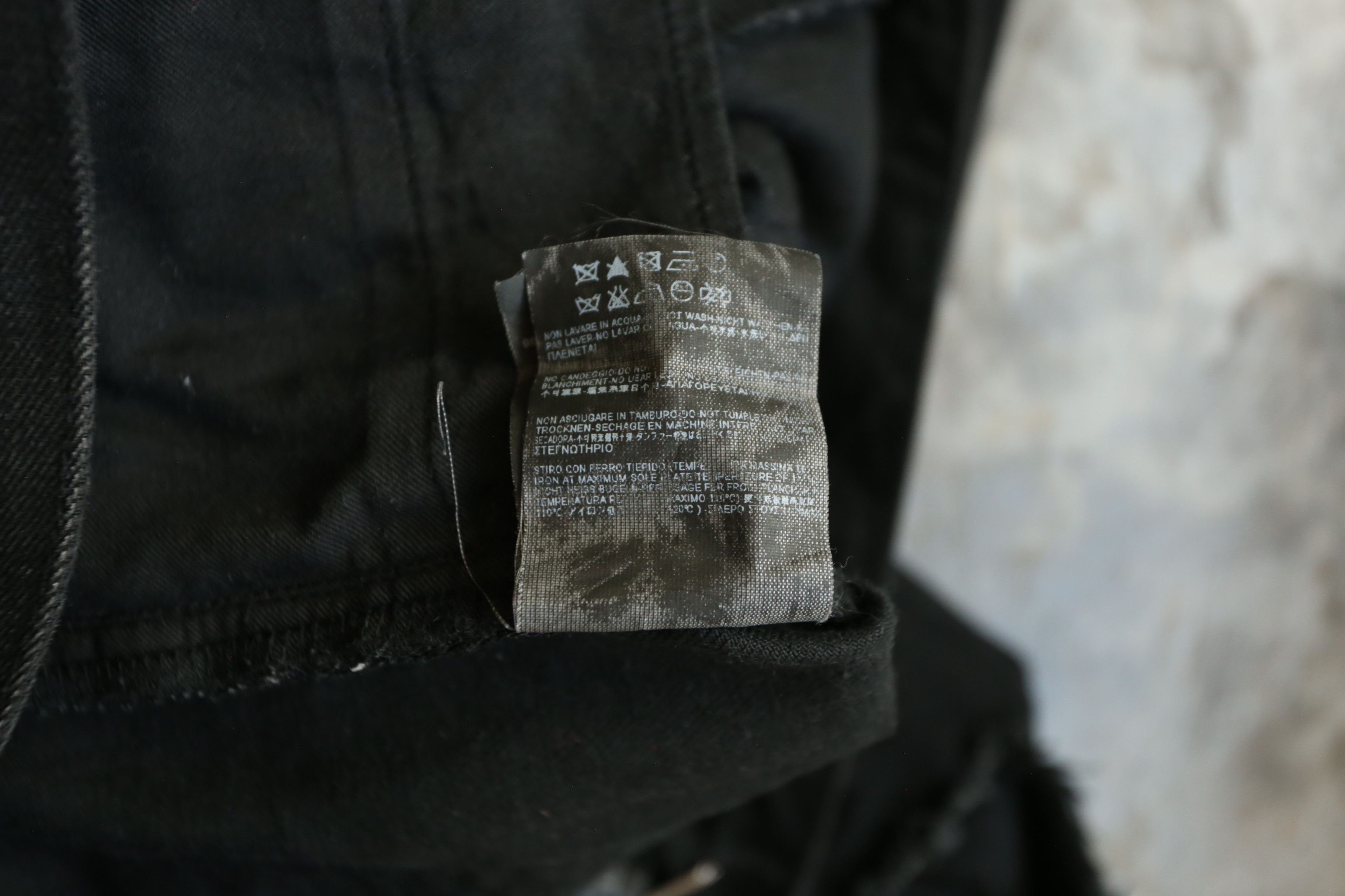 Saint Laurent Paris SLP - Hedi Slimane - F/W 15 - D02 Crash Denim Jean Size US 30 / EU 46 - 6 Thumbnail