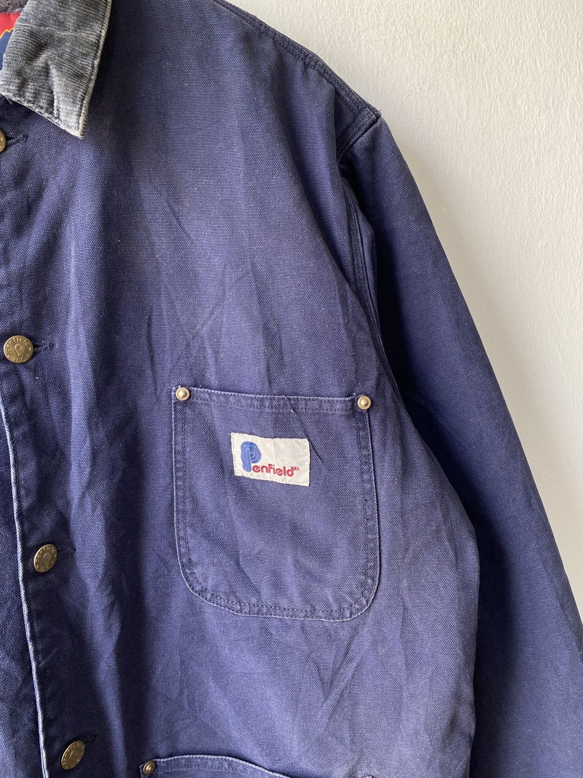Penfield × Vintage Vintage 90s Penfield Chore Jacket Lining Workwear Size US L / EU 52-54 / 3 - 9 Thumbnail