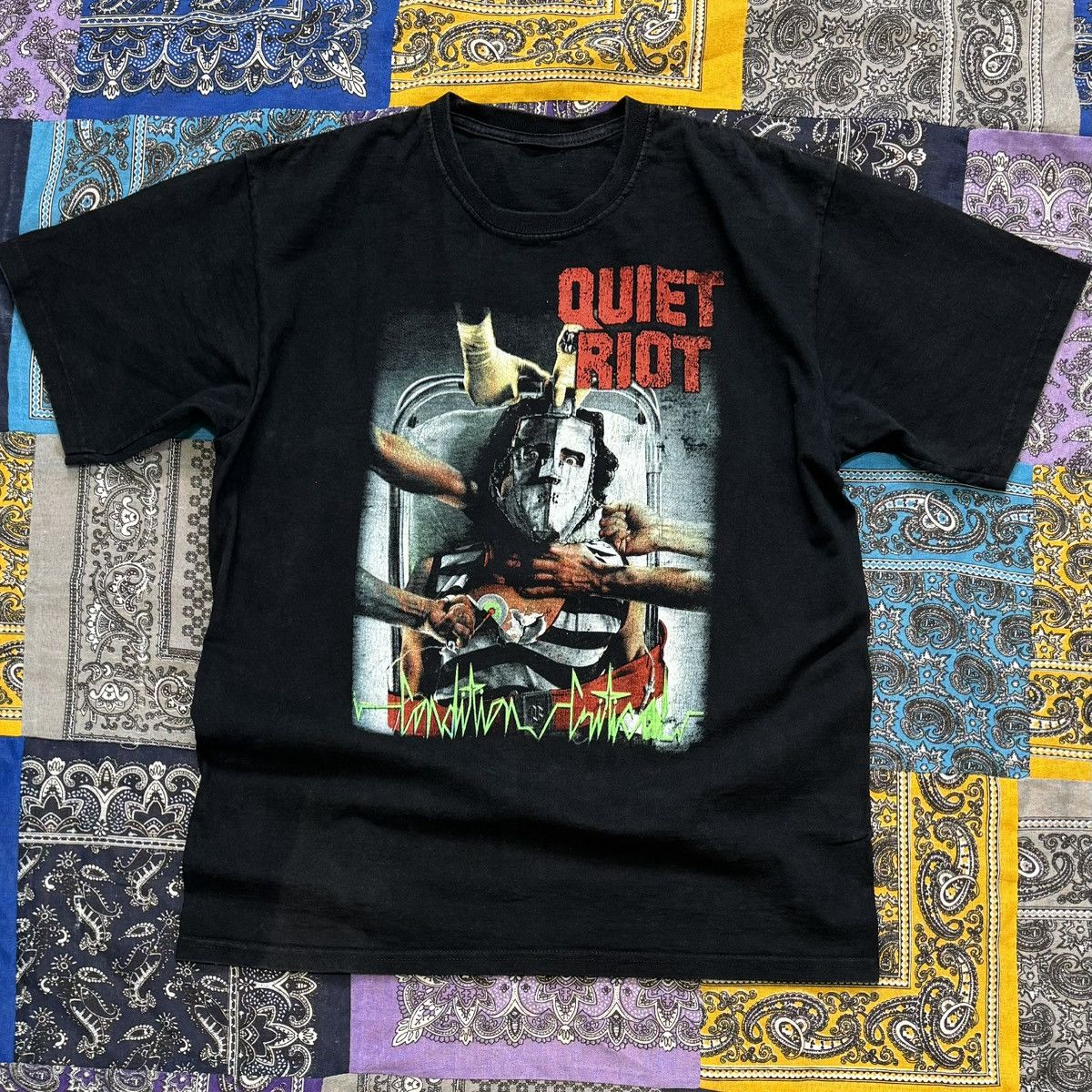Vintage Quiet Riot “Condition Critical” vintage tee Size US L / EU 52-54 / 3 - 1 Thumbnail